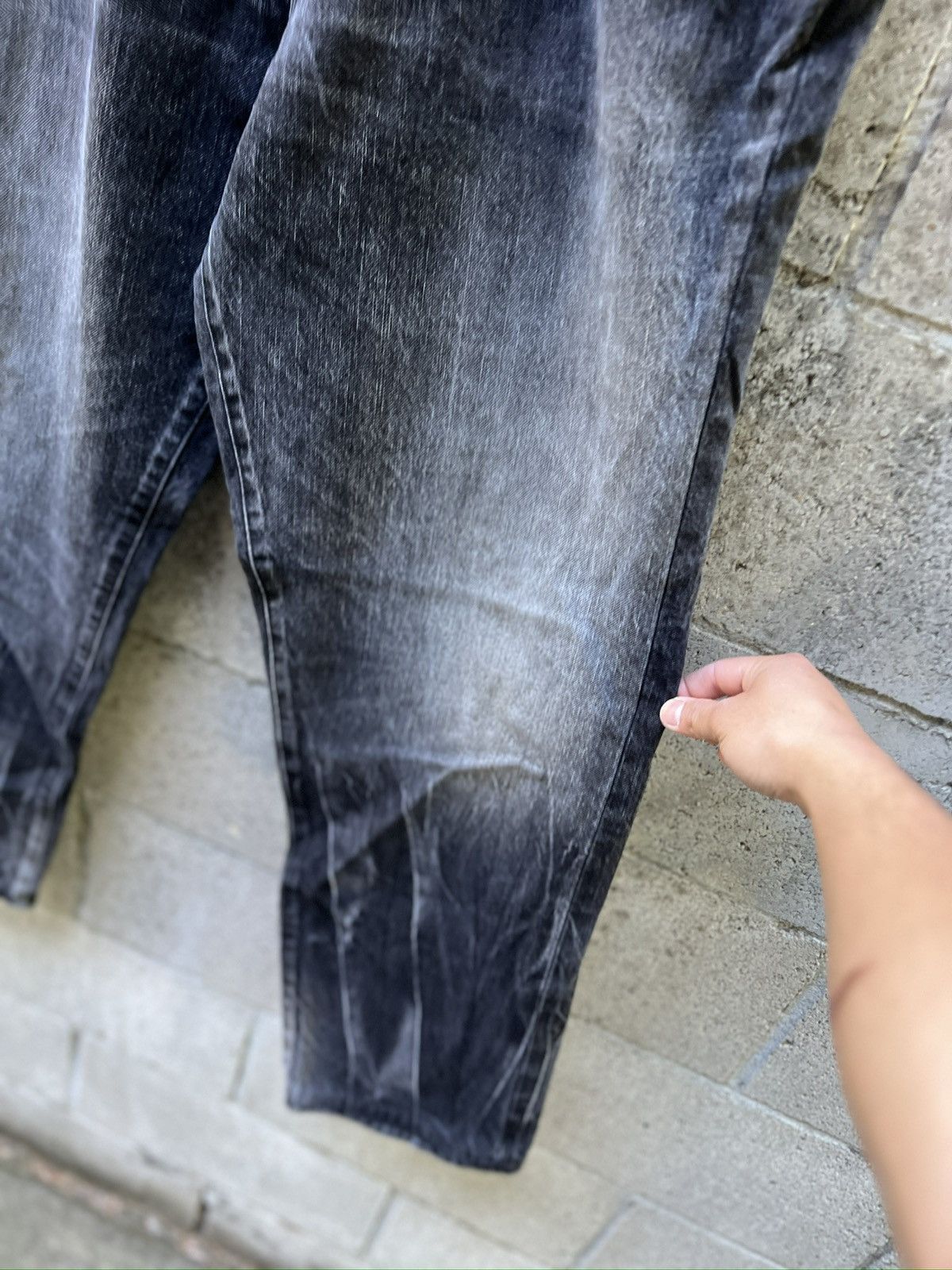 Supreme Supreme Black Embroidered Distressed Denim Size US 38 / EU 54 - 4 Thumbnail