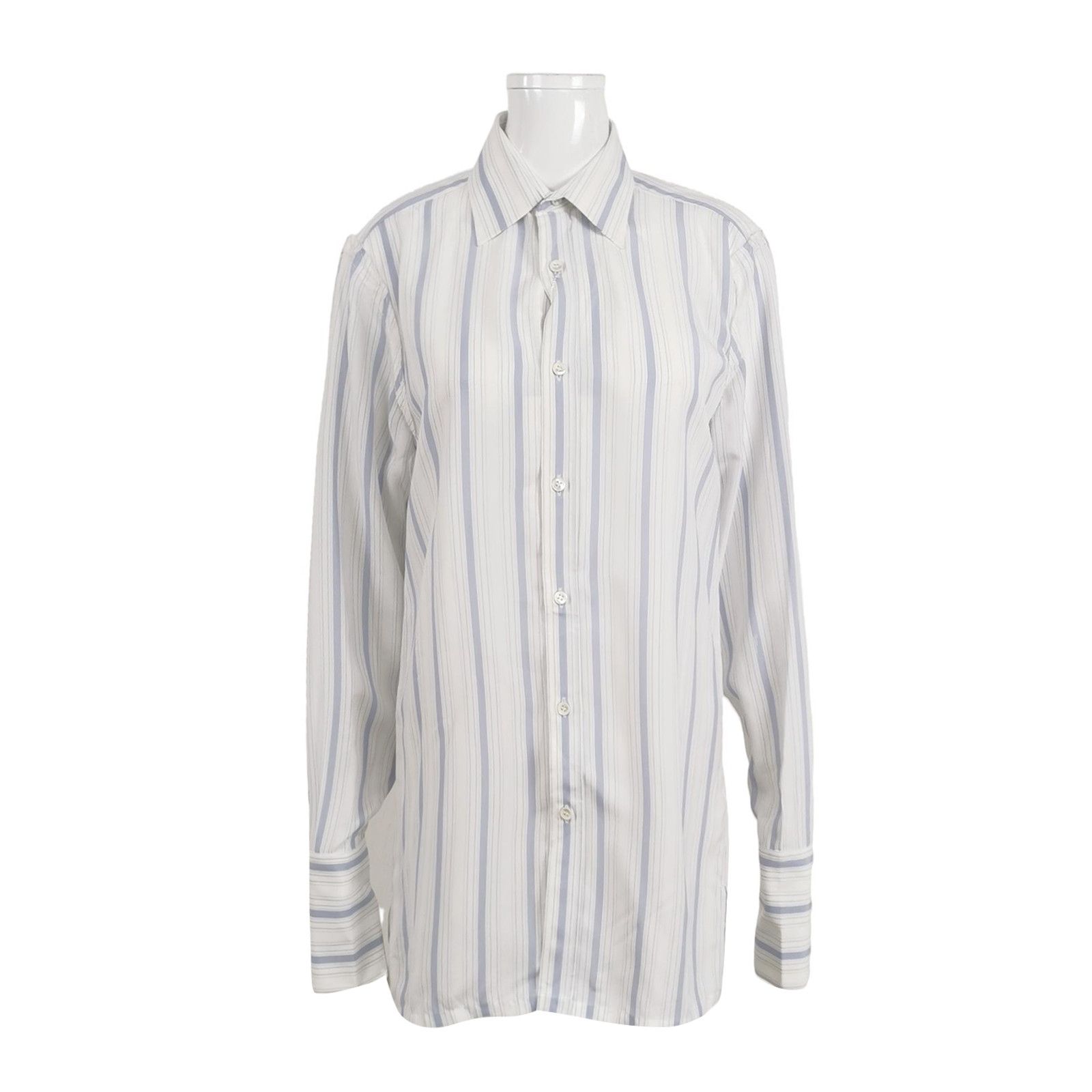 Maison Margiela Maison Margiela Striped Button Up Shirt Size 38 Size S / US 4 / IT 40 - 1 Thumbnail