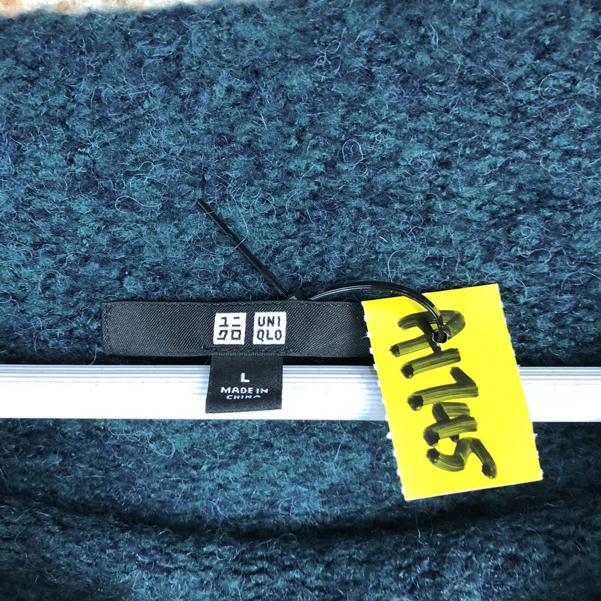 Homespun Knitwear × Uniqlo Uniqlo japan vintage Green Knitwear #A1744 Size US L / EU 52-54 / 3 - 9 Thumbnail