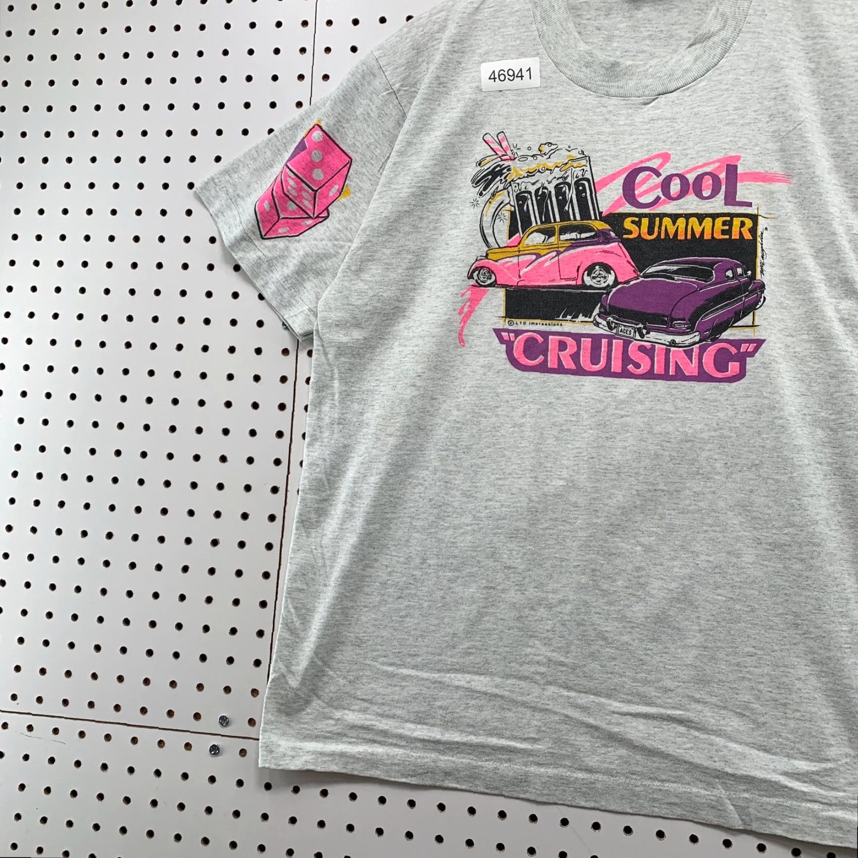 Vintage VINTAGE 90s Classic Car T Shirt Mens L Gray United States 90s Theme Cars Screen Stars Casual Crew Neck Short Sleeve Cotton Graphic Print Size US L / EU 52-54 / 3 - 5 Thumbnail