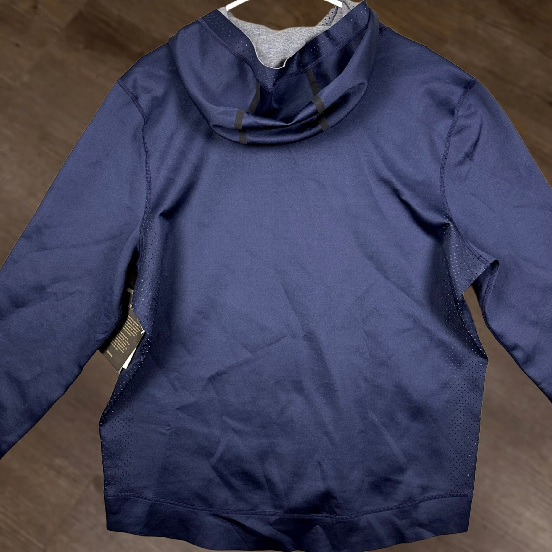Vintage Yogasmoga Oria Sweatshirt Hoodie Men L Blue Long Sleeve Stretch Pullover NEW Size US L / EU 52-54 / 3 - 1 Thumbnail