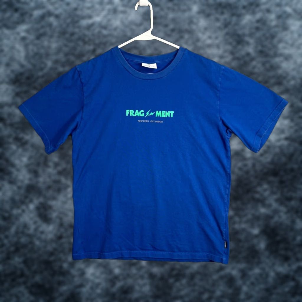 Fragment Design VINTAGE Fragment Design Blue Graphic Crewneck T-Shirt Medium Mens Streetwear 90s Size US M / EU 48-50 / 2 - 1 Thumbnail