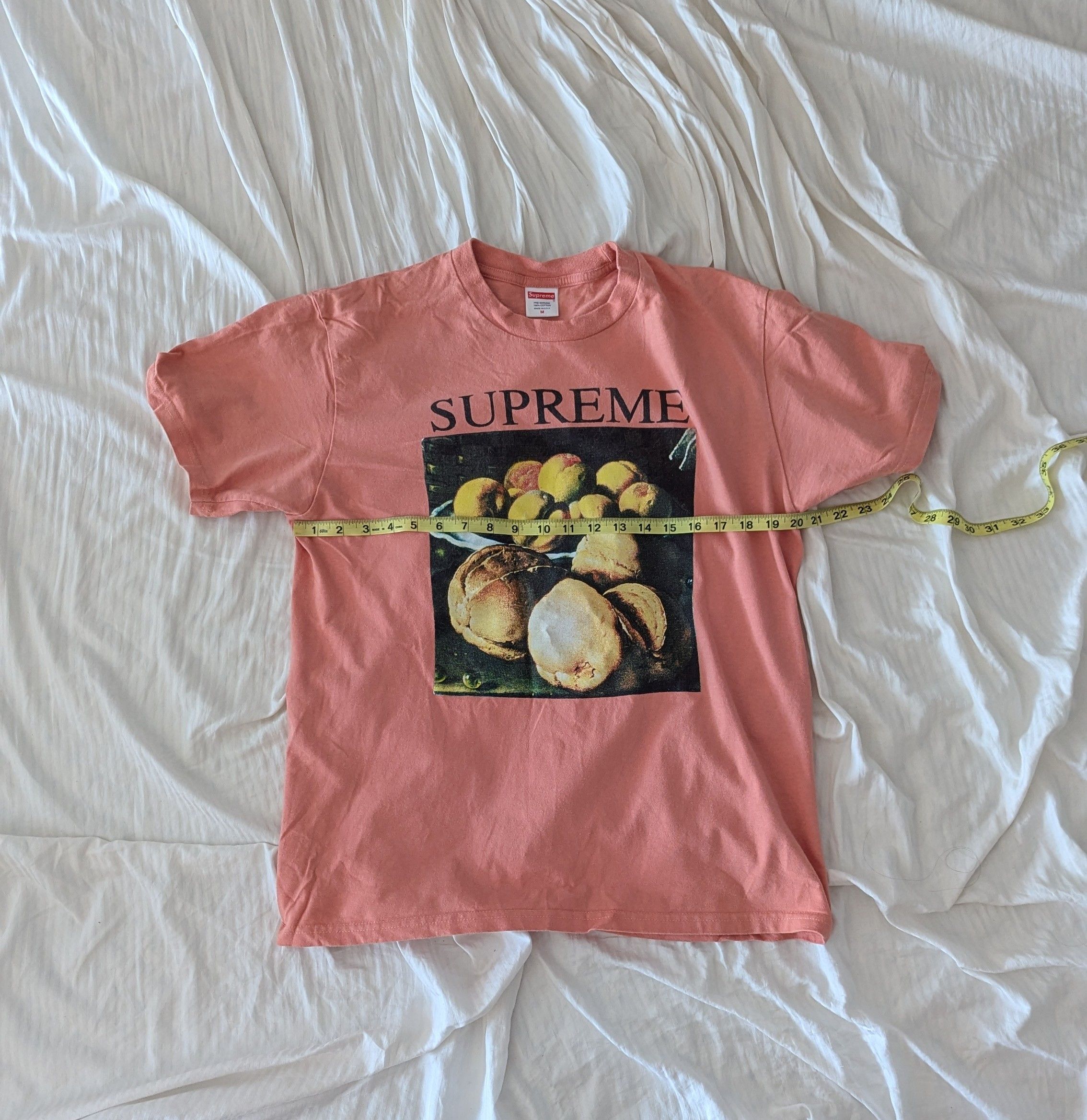 Supreme Supreme peach/pink Still Life t-shirt Size US M / EU 48-50 / 2 - 4 Thumbnail