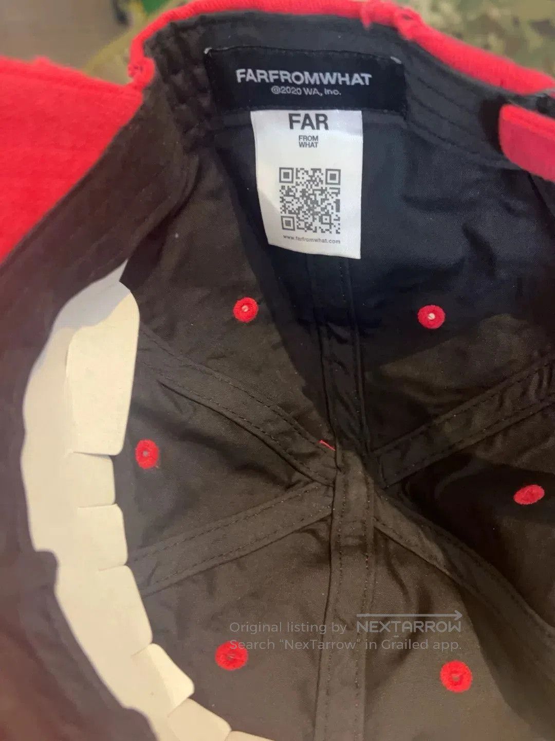 Japanese Brand FAR ARCHIVE Washed Distressed Cap. Size ONE SIZE - 2 Thumbnail
