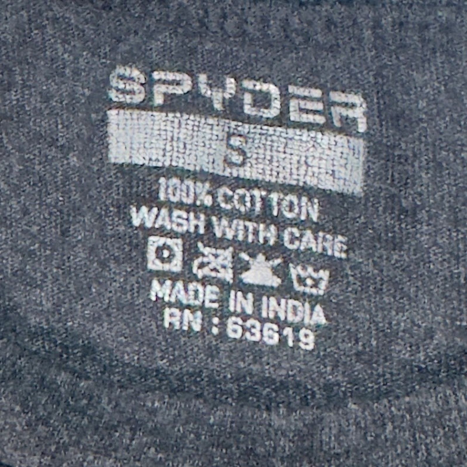 Spyder Spyder Men's Black Short Sleeve Crew Neck T-Shirt Size Small Size US S / EU 44-46 / 1 - 6 Thumbnail