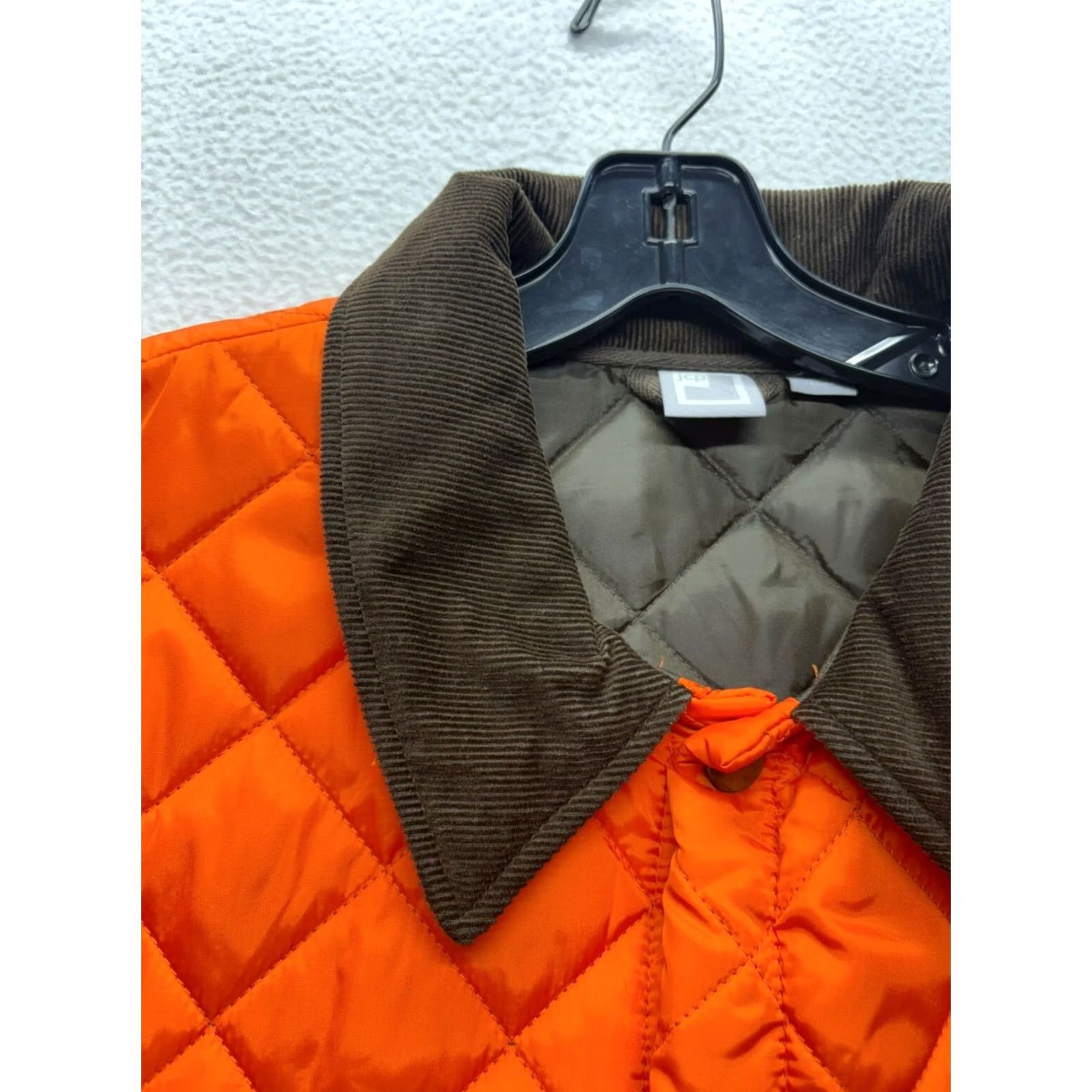 Vintage VINTAGE J. C. Penney Orange Quilted Jacket Collared Mens Large Brown Corduroy Collar Size US L / EU 52-54 / 3 - 4 Thumbnail