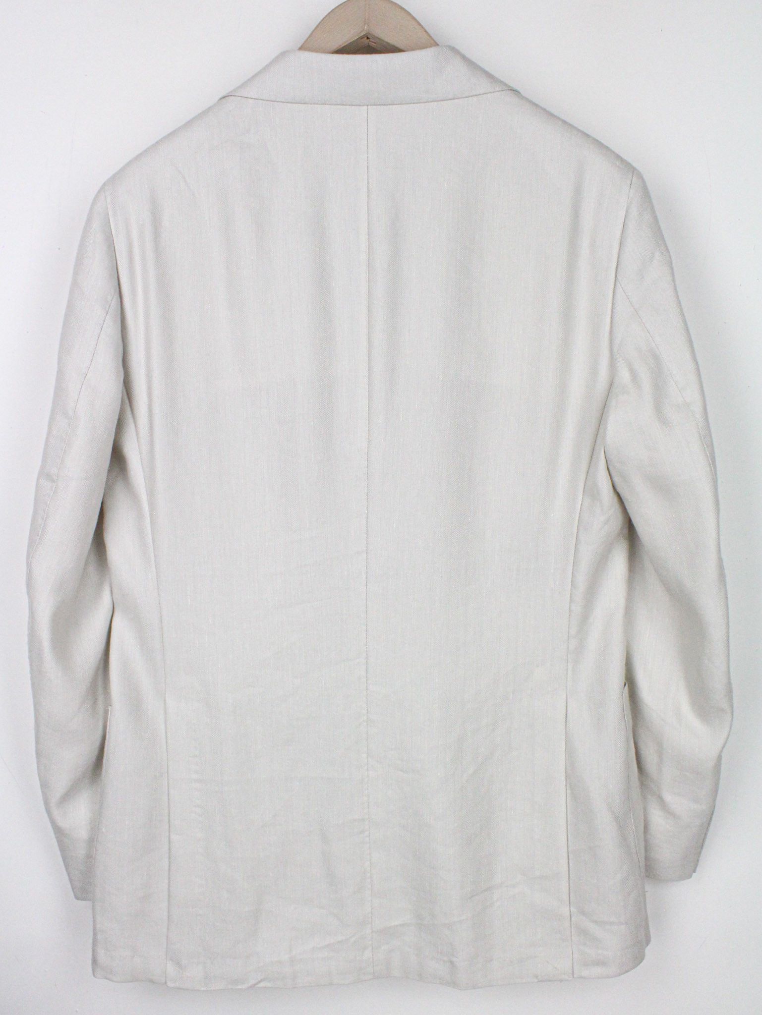 Suitsupply LA SPALLA UK38R Light Grey Linen Wool Silk Lined 72273 Size 38R - 2 Thumbnail