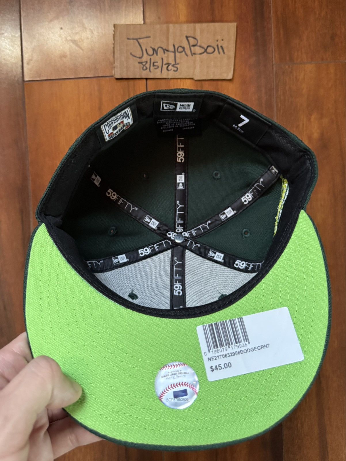 Hat Club Size 7 LA Dodgers 50th Anniversary Patch Crocodile Fitted Size ONE SIZE - 7 Thumbnail