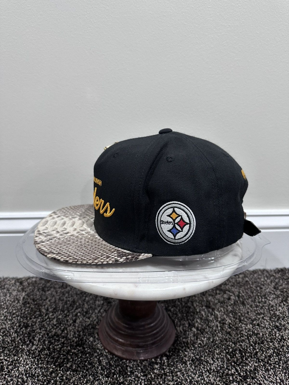 Just Don Just Don x Mitchell & Ness NFL Pittsburgh Steelers Black Hat Size ONE SIZE - 2 Thumbnail