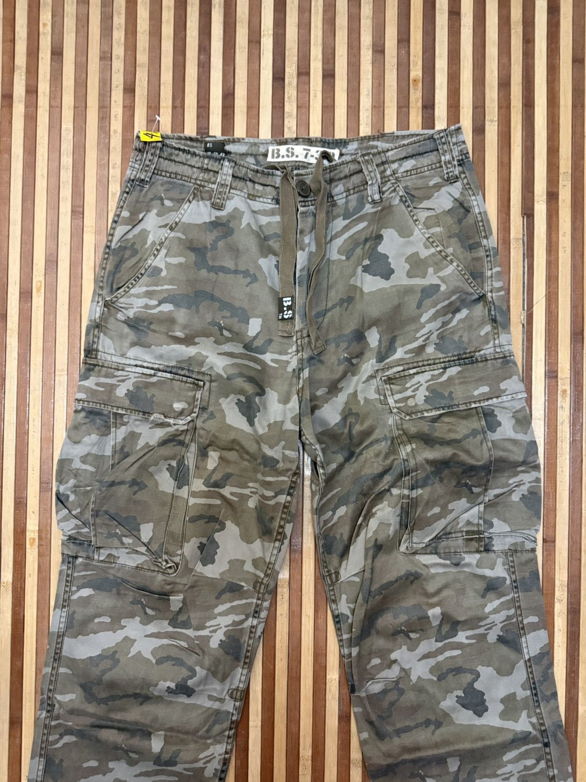 Japanese Brand Vintage B.S 7-3-9 Camouflage Military Outfit Cargo Pants Size US 33 - 3 Thumbnail