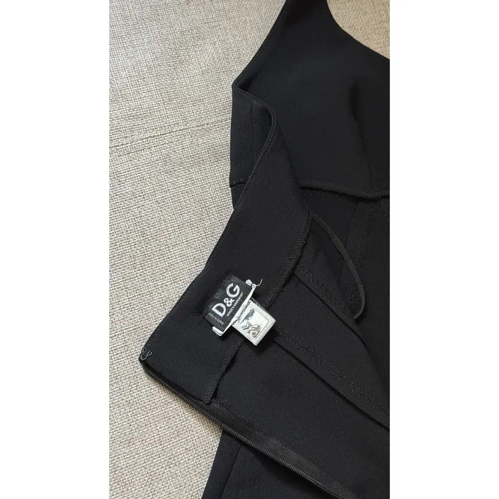 Dolce & Gabbana Dolce & Gabbana Halterneck Mermaid Mini Dress Black IT 44 Size M / US 6-8 / IT 42-44 - 7 Thumbnail