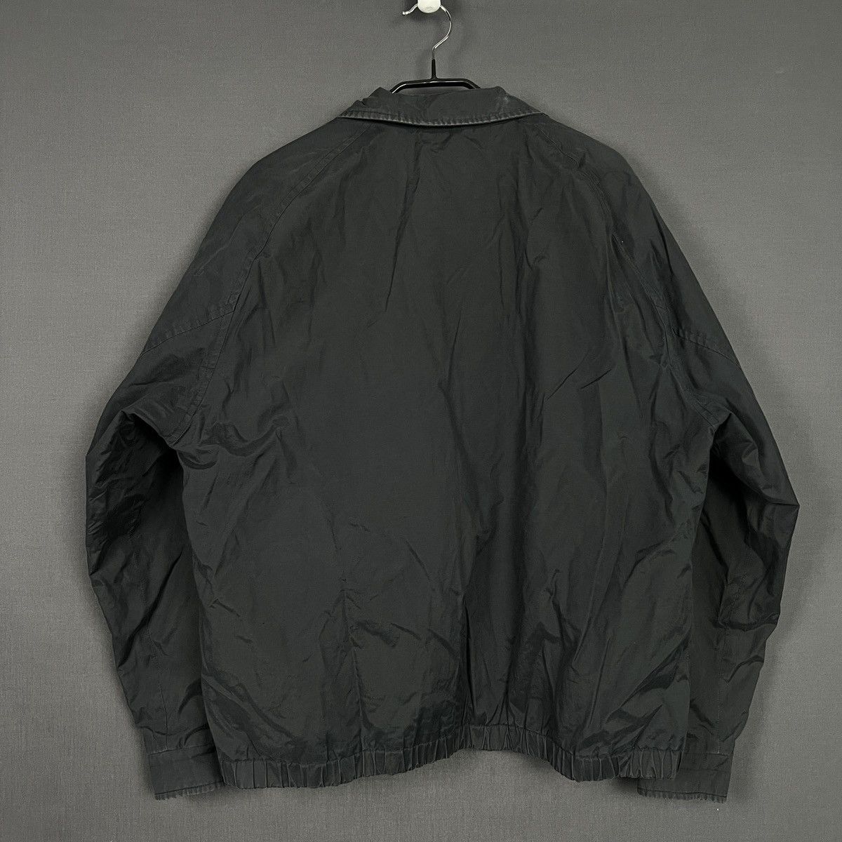 Vintage Burberry's Black Bomber Jacket w/ Check mens size M