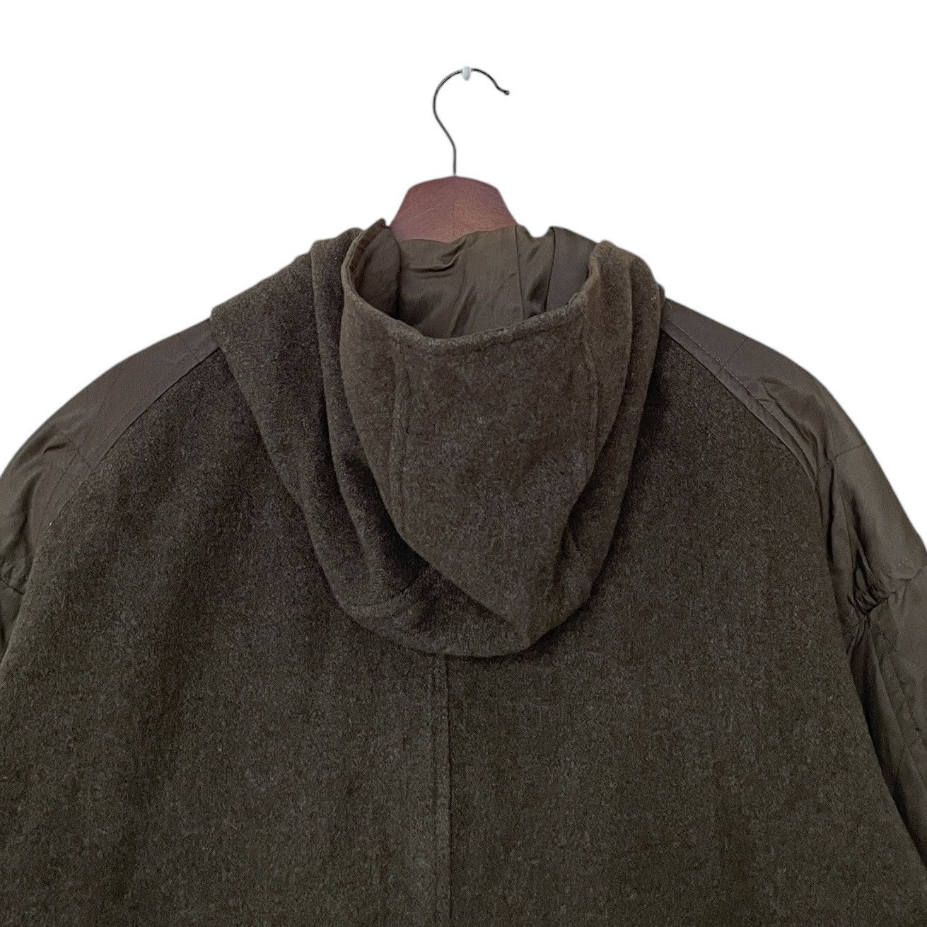 Vintage Vintage Brand Lanvin Wool Hoodie Parka 1990s Size US M / EU 48-50 / 2 - 4 Thumbnail