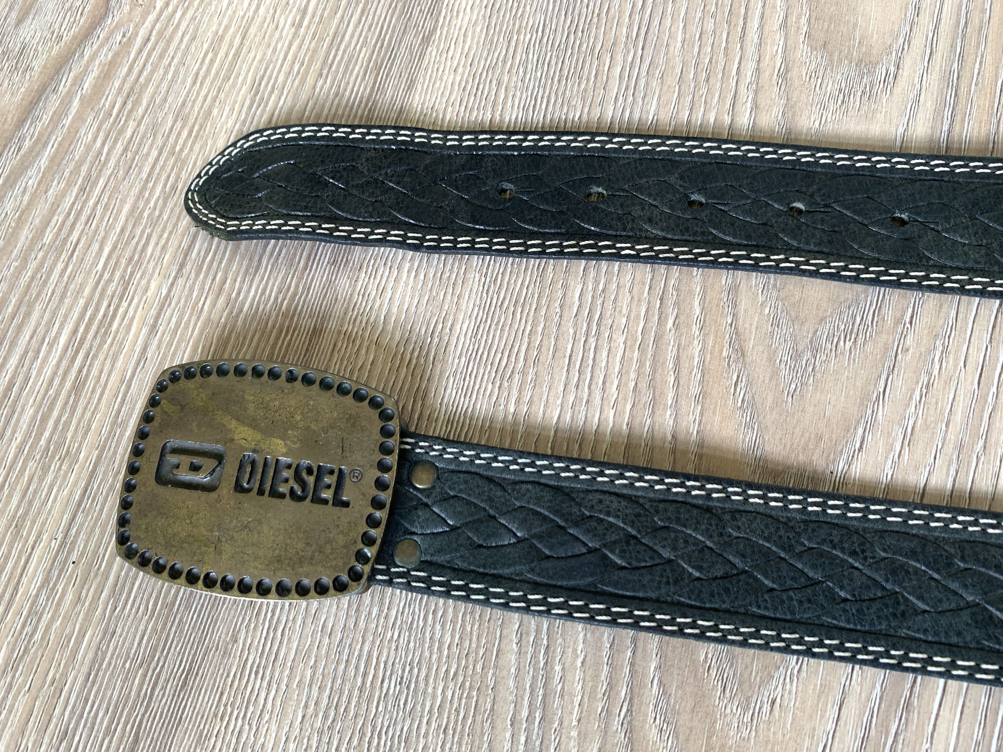 Diesel Diesel Vintage Leaher Belt Size ONE SIZE - 5 Thumbnail