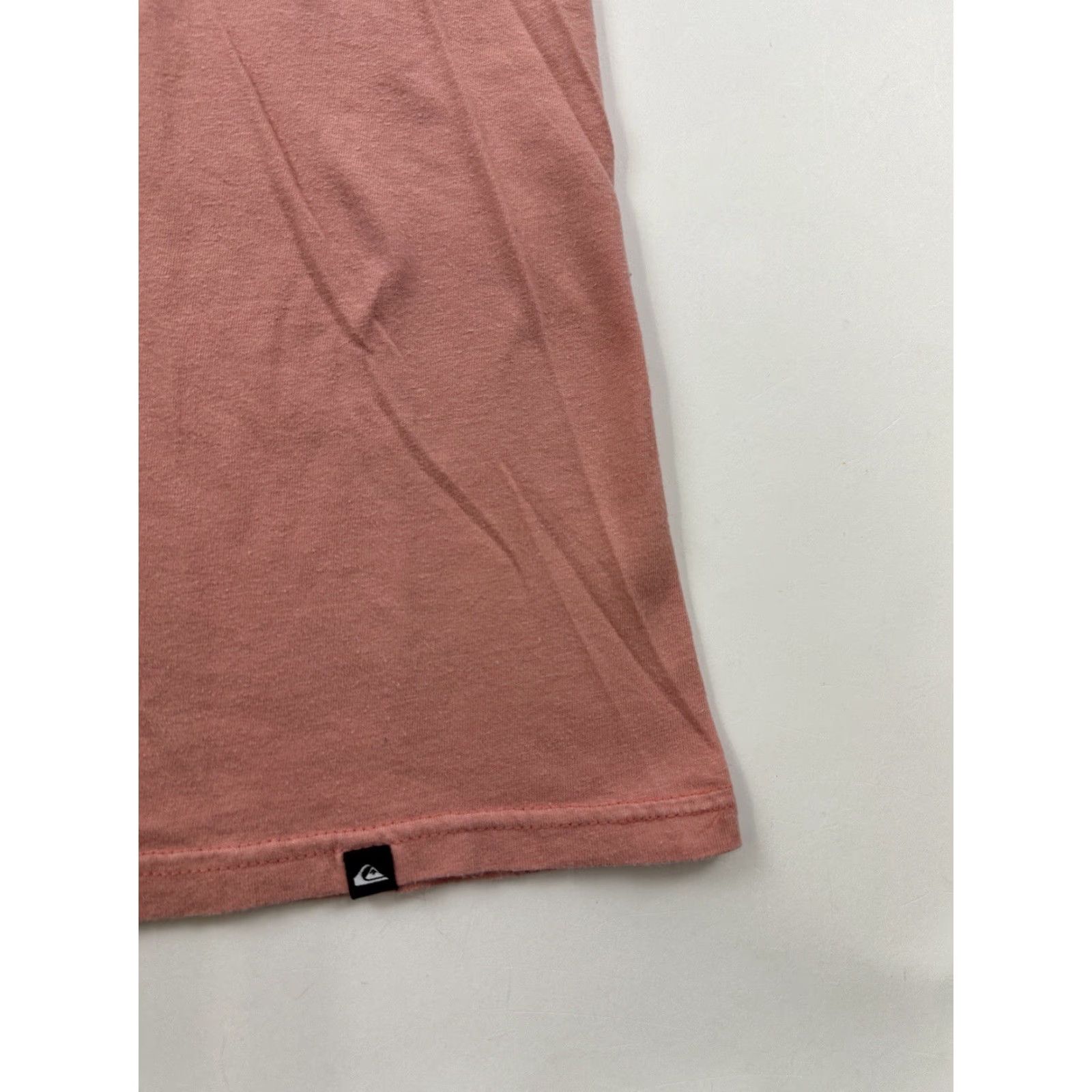 Quiksilver Quiksilver Shirt Mens Medium Peach Short Sleeve Peace Crew Neck T-Shirt Worldwide Positive Vibes USA Size US M / EU 48-50 / 2 - 2 Thumbnail