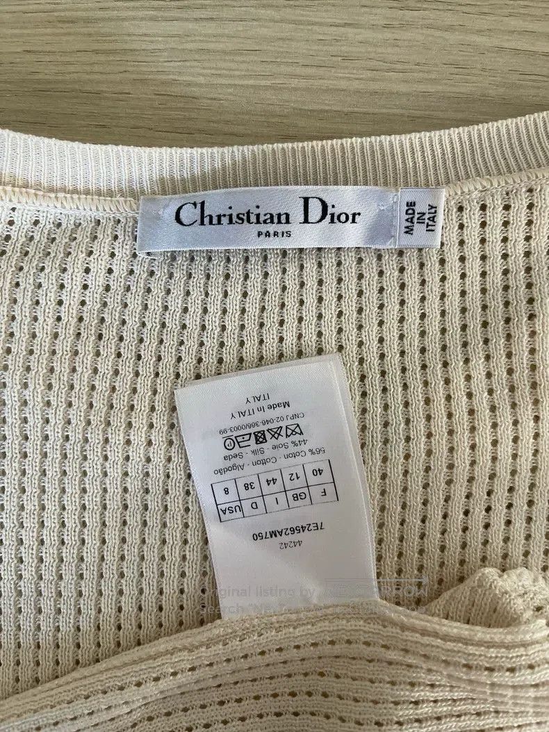 Dior Dior No. 8 beige long sleeves Size S / US 4 / IT 40 - 3 Thumbnail