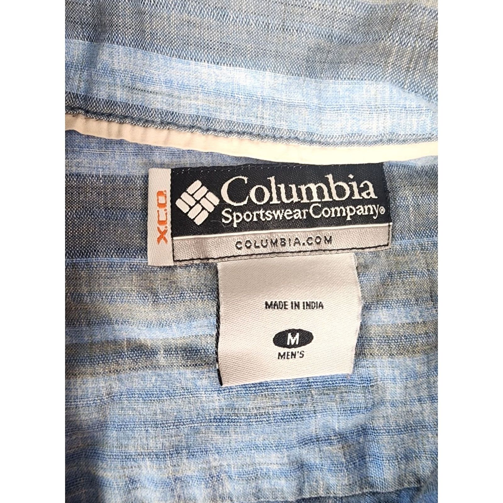 Vintage Columbia XCO Shirt Blue Short Sleeve Button-Up Shirt Mens M Casual Plaid 90s Marine Outdoor Sample: Columbia XCO Shirt Size US M / EU 48-50 / 2 - 4 Thumbnail