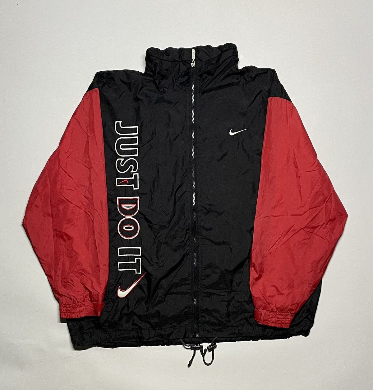 Nike × Vintage Nike Premier Just Do it Hidden hooded vintage jacket Size US L / EU 52-54 / 3 - 10 Thumbnail