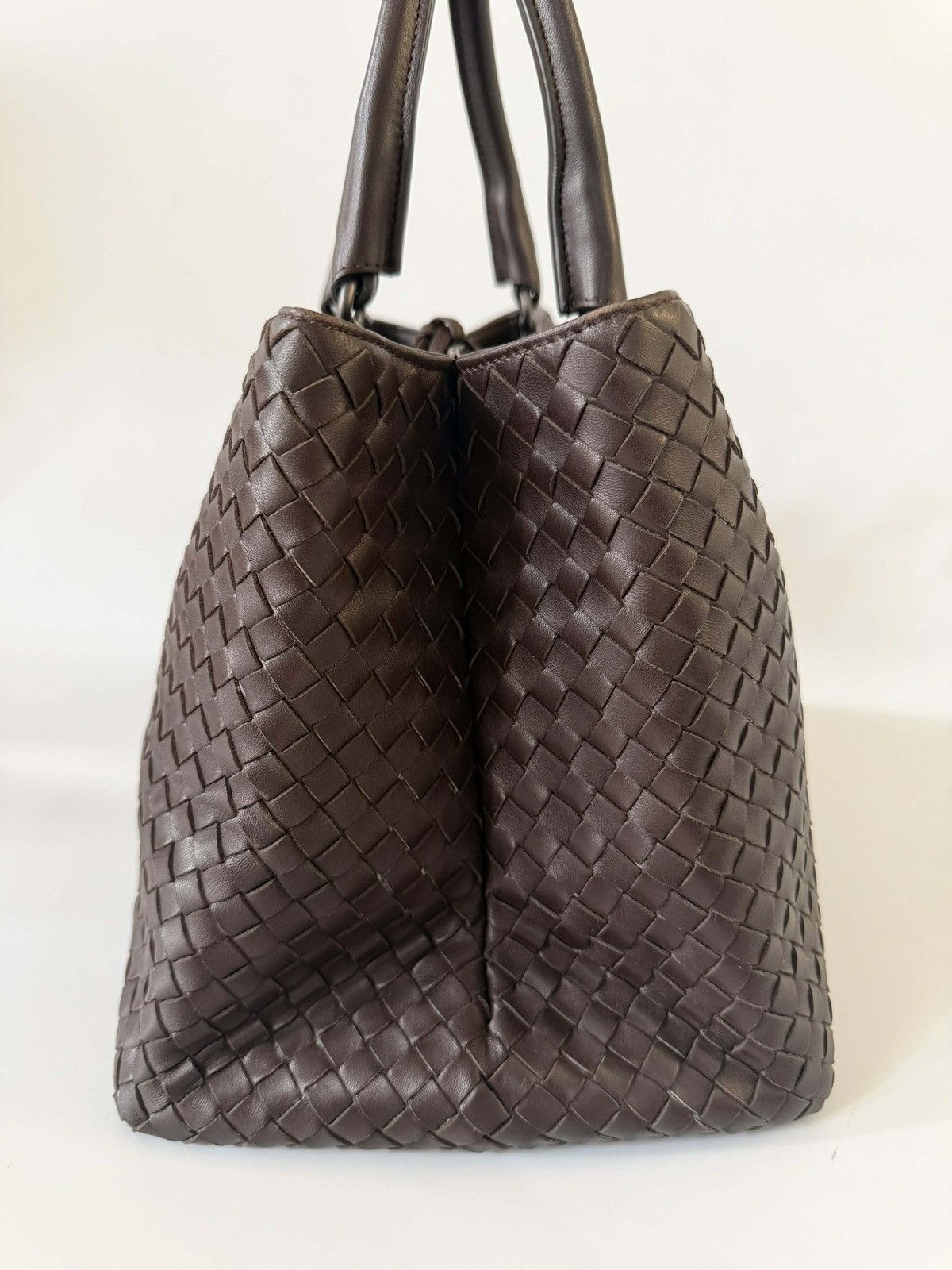 Bottega Veneta Bottega Veneta Brown Intrecciato Tote Bag Size ONE SIZE - 4 Thumbnail