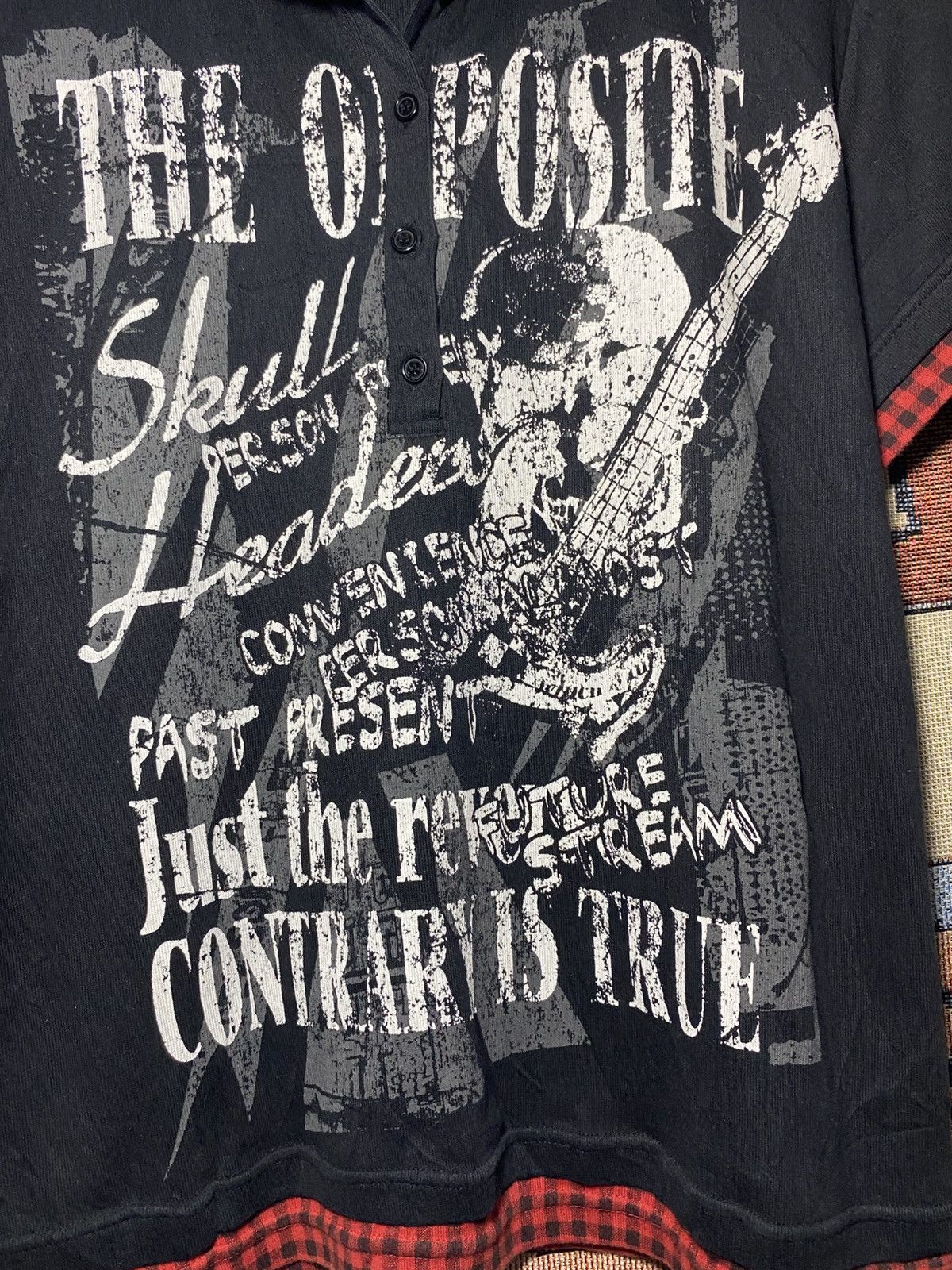 If Six Was Nine 2000's Y2k Punk Grunge Skeleton Skull Person Conflake Size US M / EU 48-50 / 2 - 3 Thumbnail