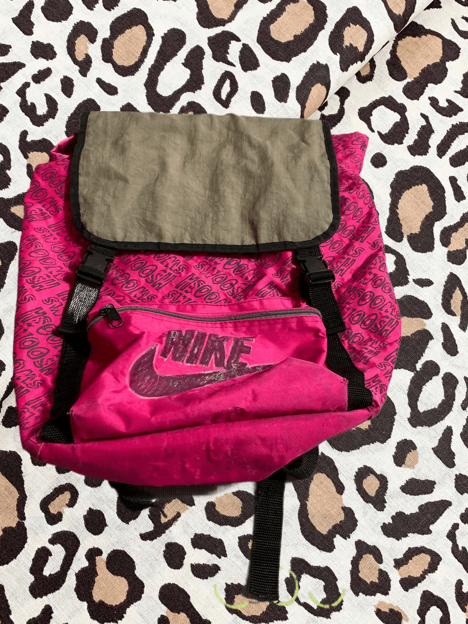 Nike × Vintage Vintage 90s Y2K Nike Bag Backpack Size ONE SIZE - 1 Thumbnail