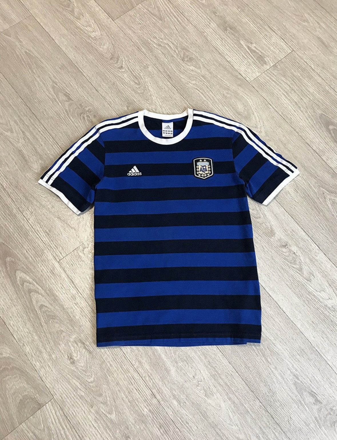 Pre-owned Adidas X Soccer Jersey Vintage Adidas Lionel Messi 10 T-shirt In Navy