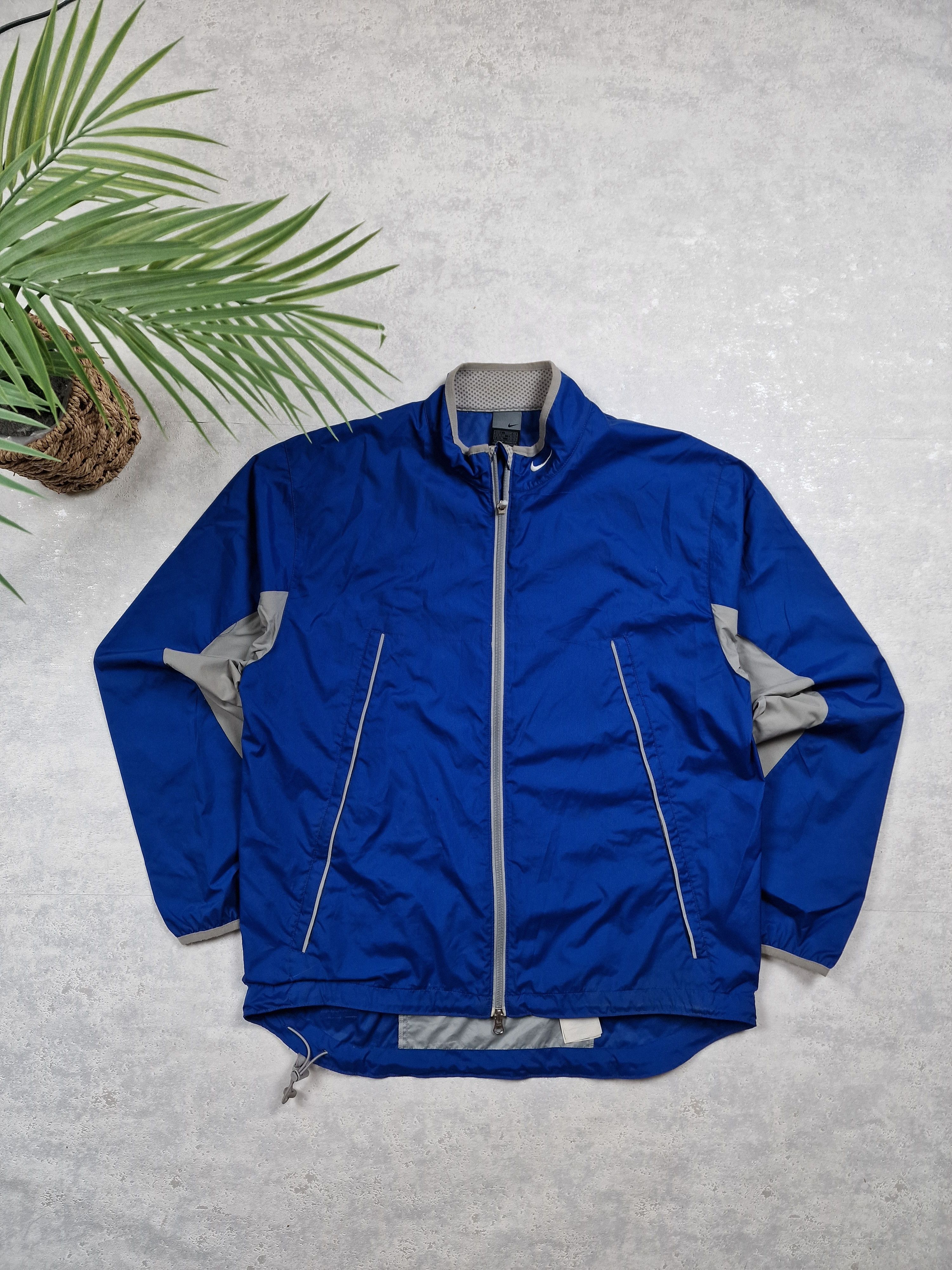 Nike × Vintage 00s Nike Retro Logo Vintage Y2K Oversize Retro Jacket Size US L / EU 52-54 / 3 - 1 Thumbnail