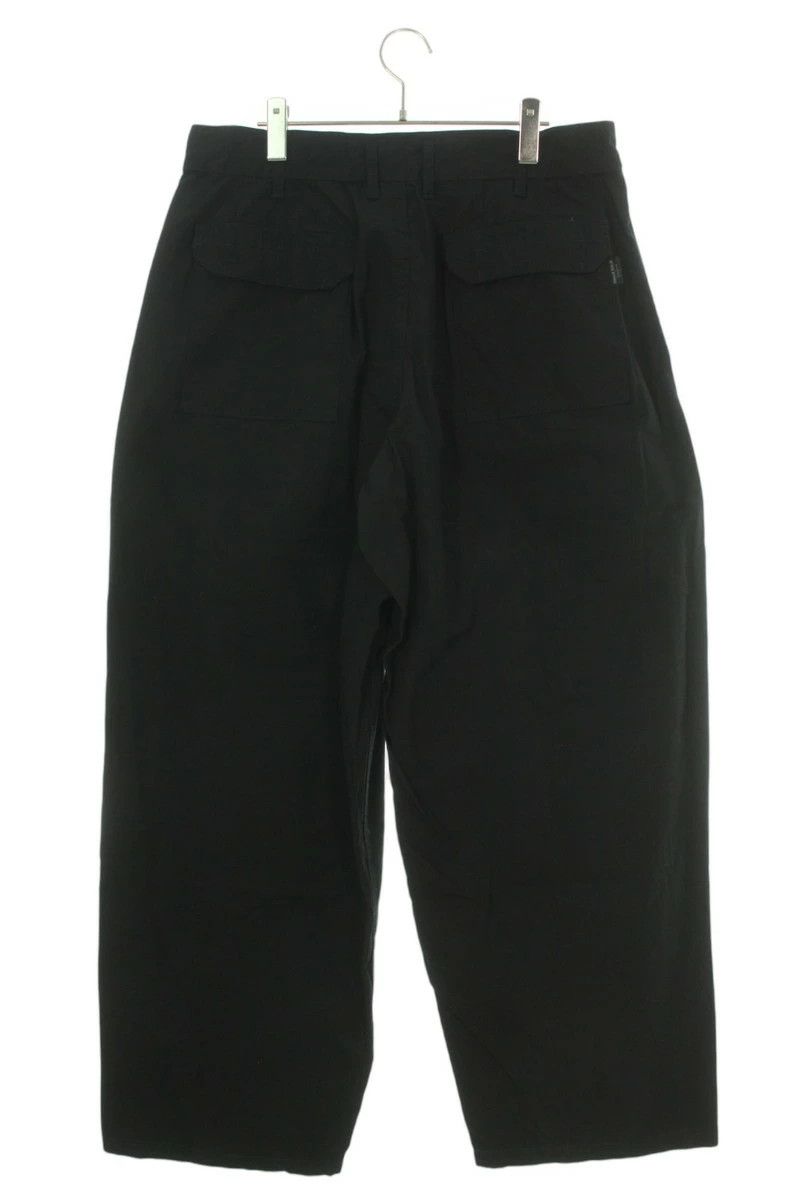 Yohji Yamamoto BLACK Scandal Yohji Yamamoto Ripstop wide long pants Size US 35 - 2 Thumbnail
