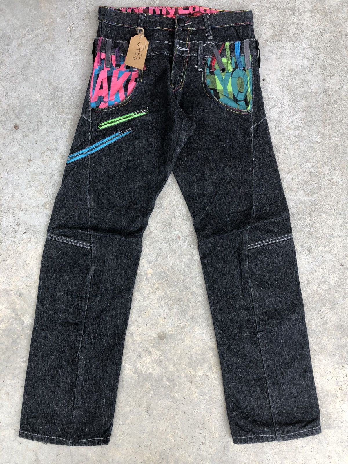 Hysteric Glamour Japanese Breathmint Double Waist Distressed Jeans Size US 30 / EU 46 - 1 Thumbnail