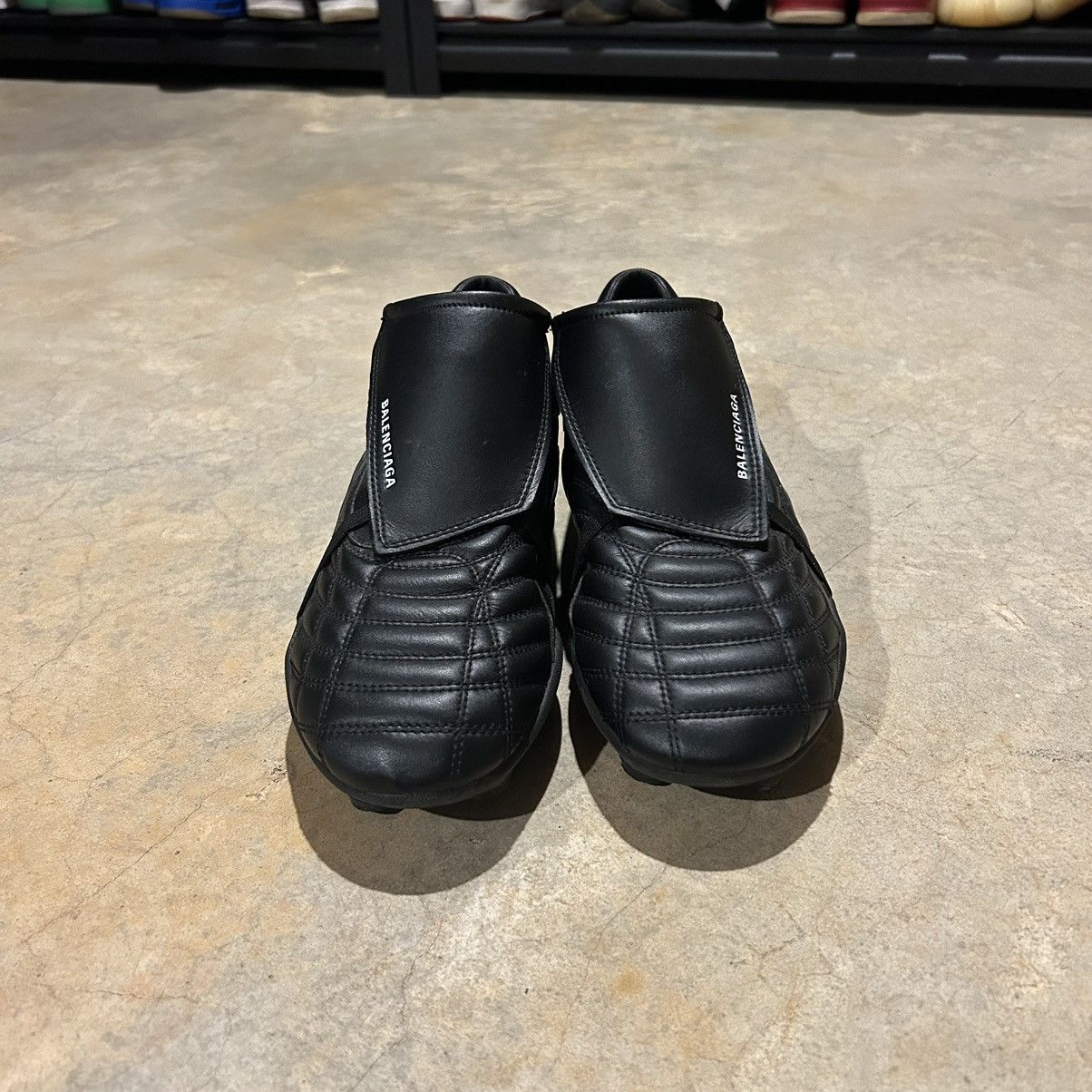 Balenciaga Balenciaga Soccer Sneaker Triple Black Cleat US 9 Size US 9 / EU 42 - 4 Thumbnail
