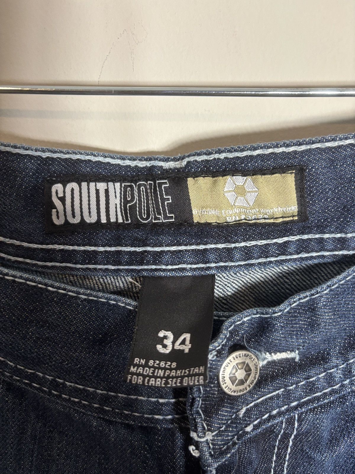 Southpole Vintage Southpole Jean Shorts Baggy Denim Y2K 32” Size US 32 / EU 48 - 4 Thumbnail