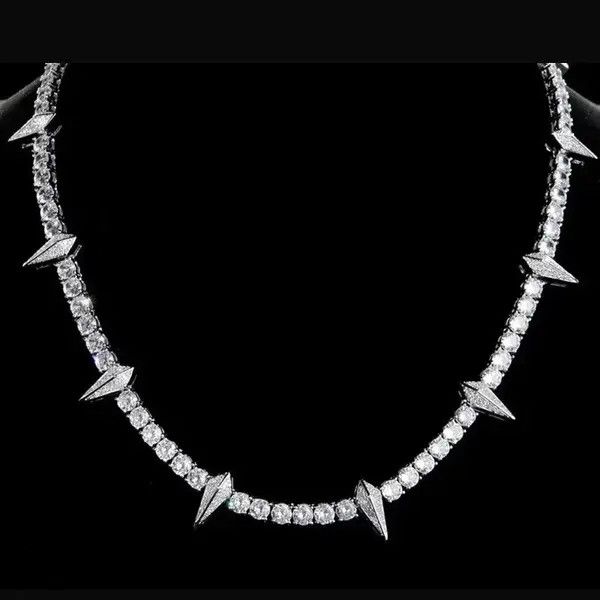 VIBE Tennis Chain Spike Charm Necklace Size ONE SIZE - 2 Thumbnail