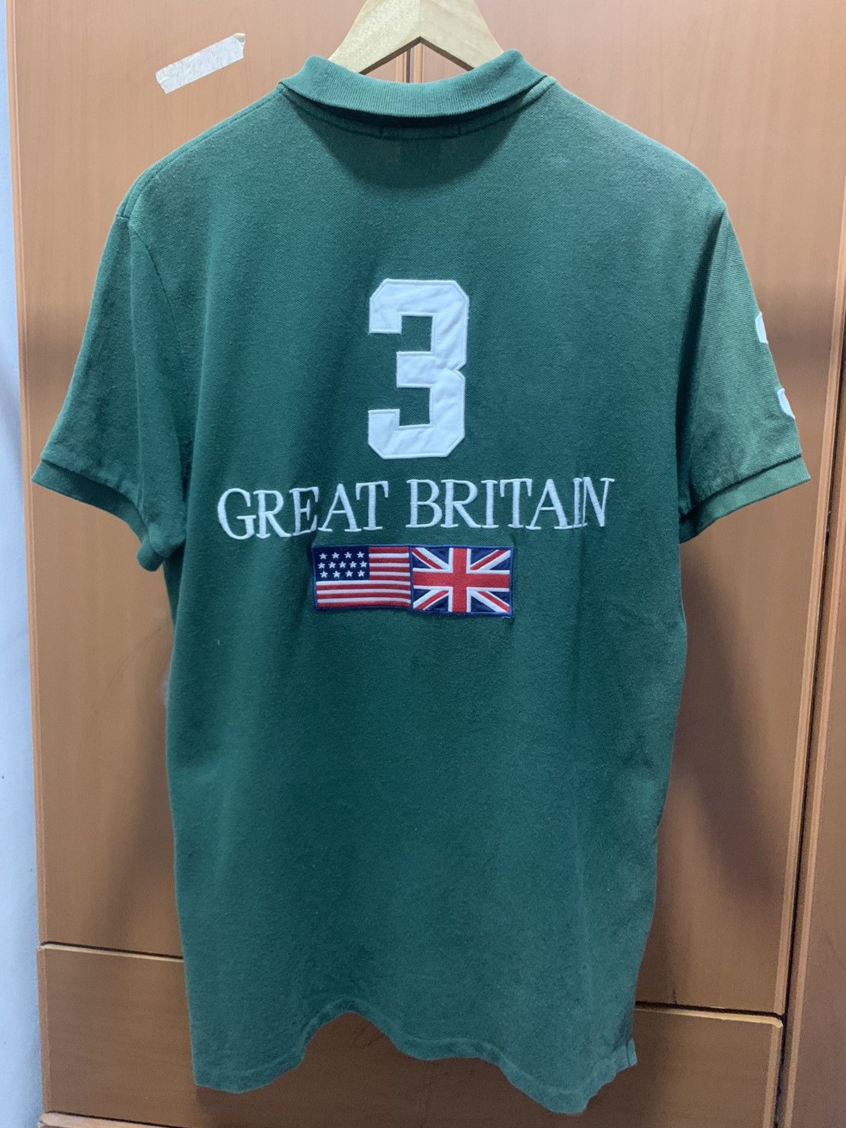 Polo Ralph Lauren Vintage Polo Ralph Lauren Great Britain Shirt Size US L / EU 52-54 / 3 - 7 Thumbnail