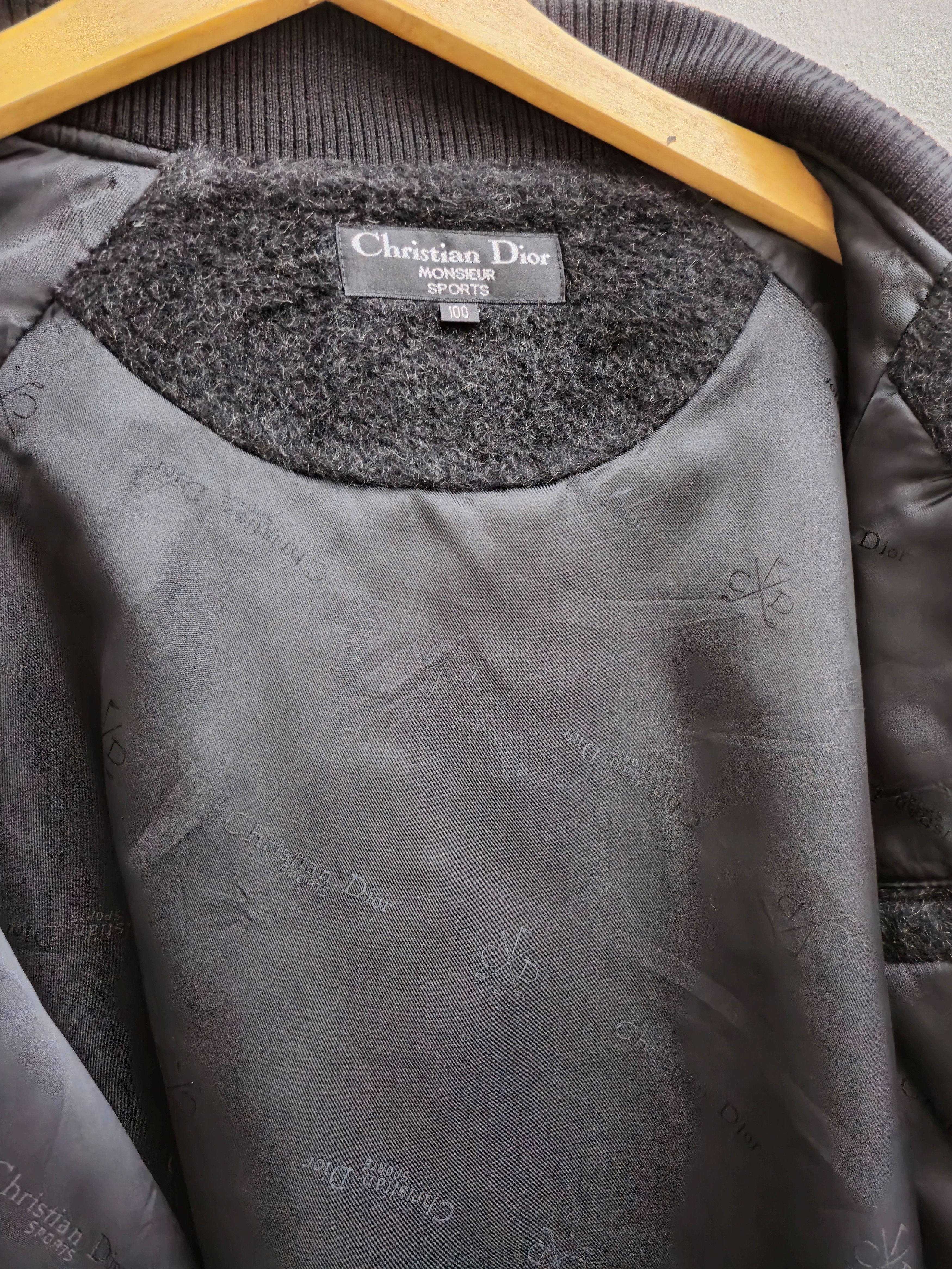 Christian Dior Monsieur × Dior Christian Dior Mohair Bomber Jacket Size US M / EU 48-50 / 2 - 5 Thumbnail