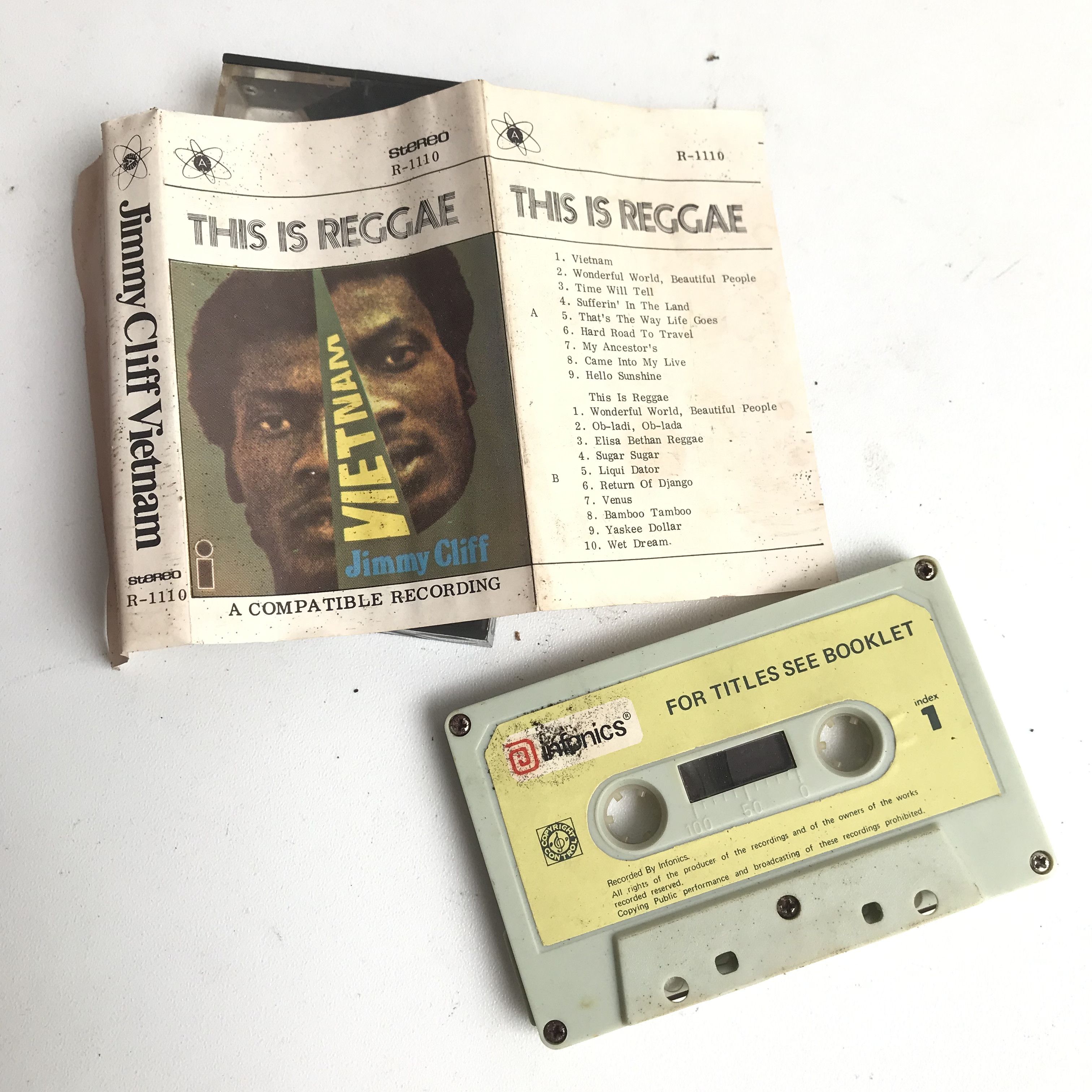 Lad Musician Vintage Jimmy Cliff Vietnam This is reggae Casette tape Size ONE SIZE - 4 Thumbnail