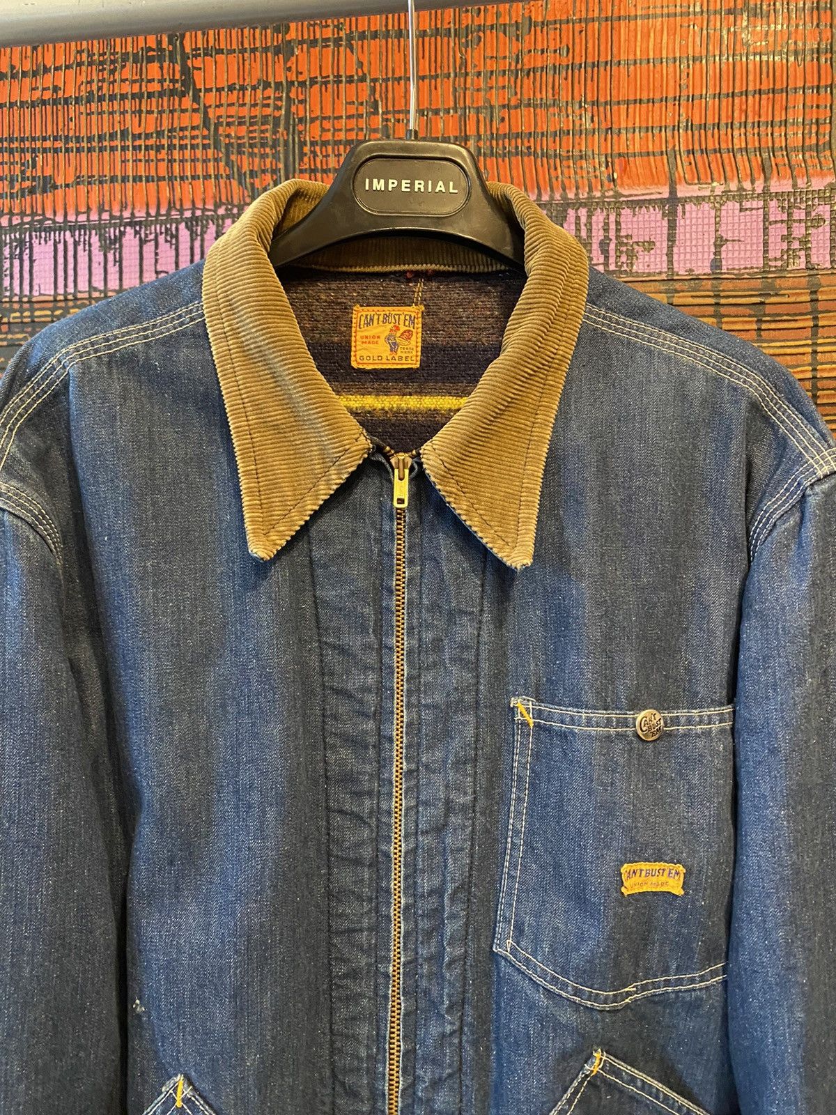 Lee ❗️SOLD❗️1940s 50s Can’t Bust’em Archive Jeans Jacket Denim Lee Size US M / EU 48-50 / 2 - 3 Thumbnail