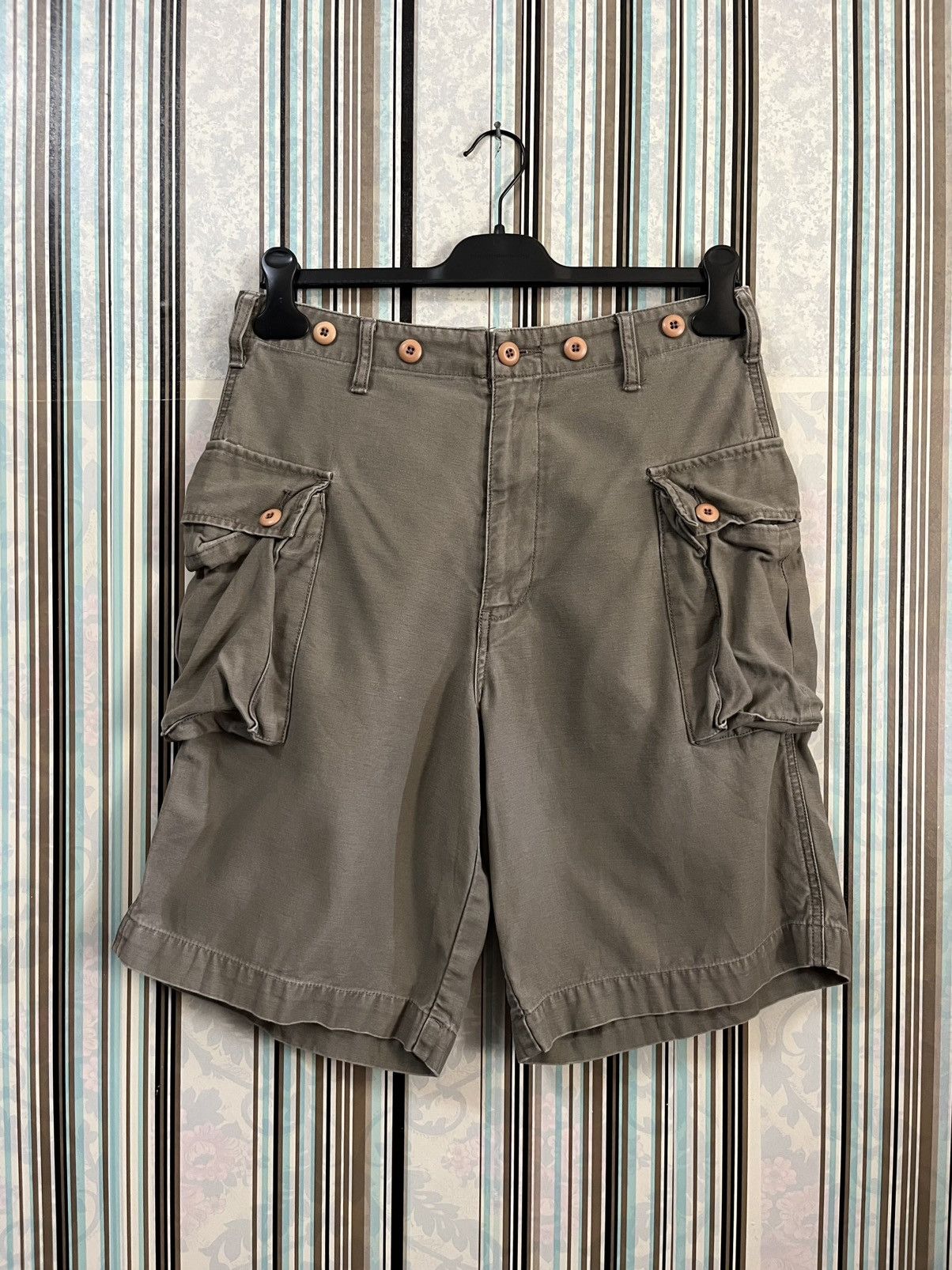 Octopus 1990s coeval rift octopus army monkey pants #A5 Size US 29 - 2 Thumbnail