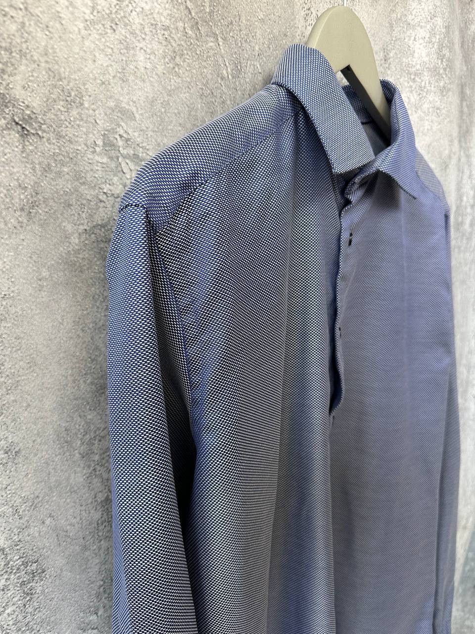 Designer ETON Contemporary Shirt like Knit Luxury Button Up Size US L / EU 52-54 / 3 - 4 Thumbnail
