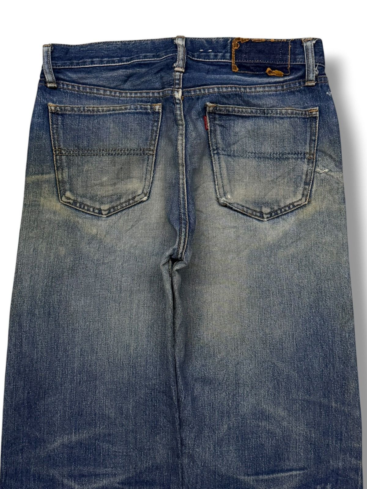 Big John Vintage 80s BIG JOHN BIG-WASHING Japan | Relaxed Straight 29 Size US 29 - 5 Thumbnail