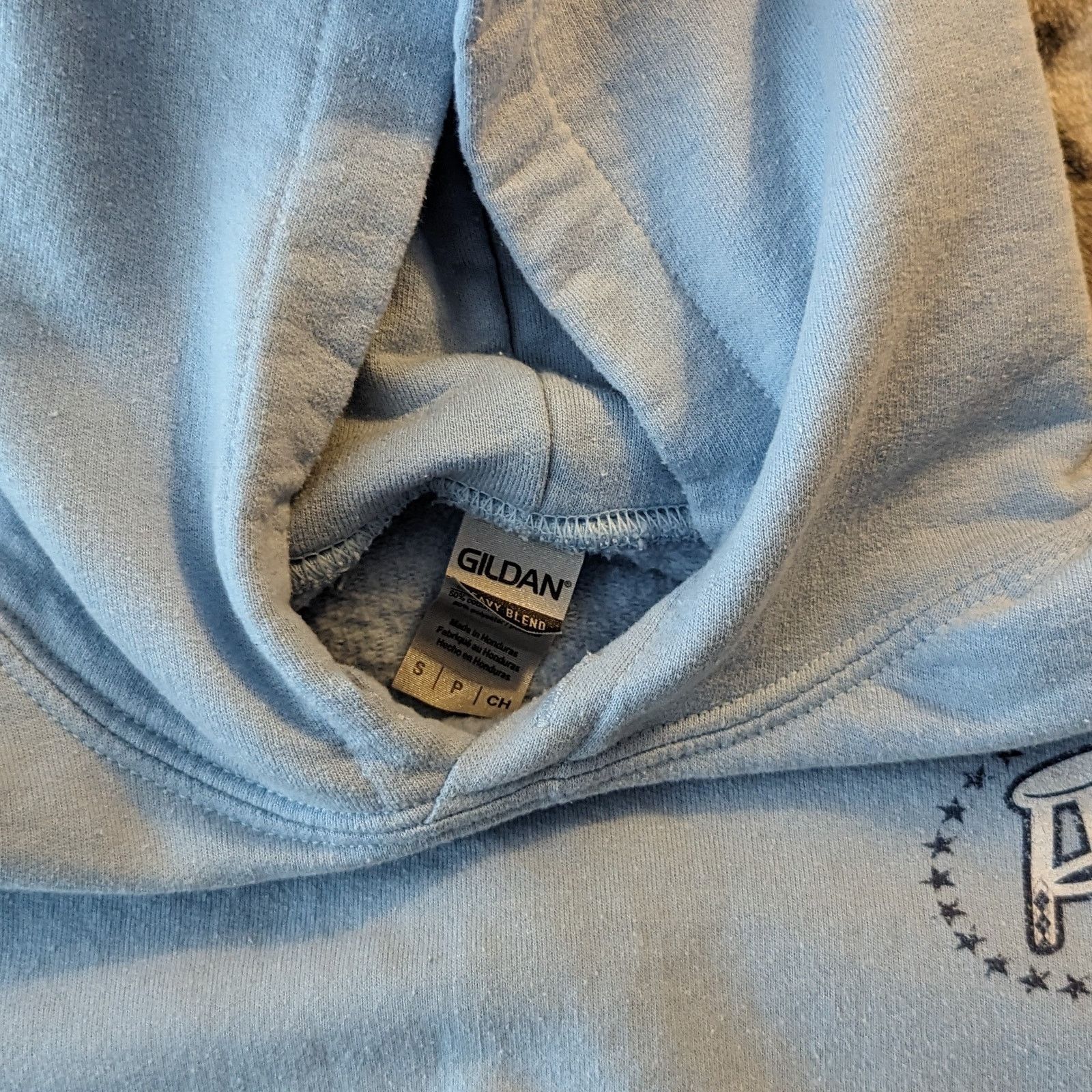 Gildan Graphic Print Men's Pullover Hoodie for Men Blue Small Size US S / EU 44-46 / 1 - 4 Thumbnail