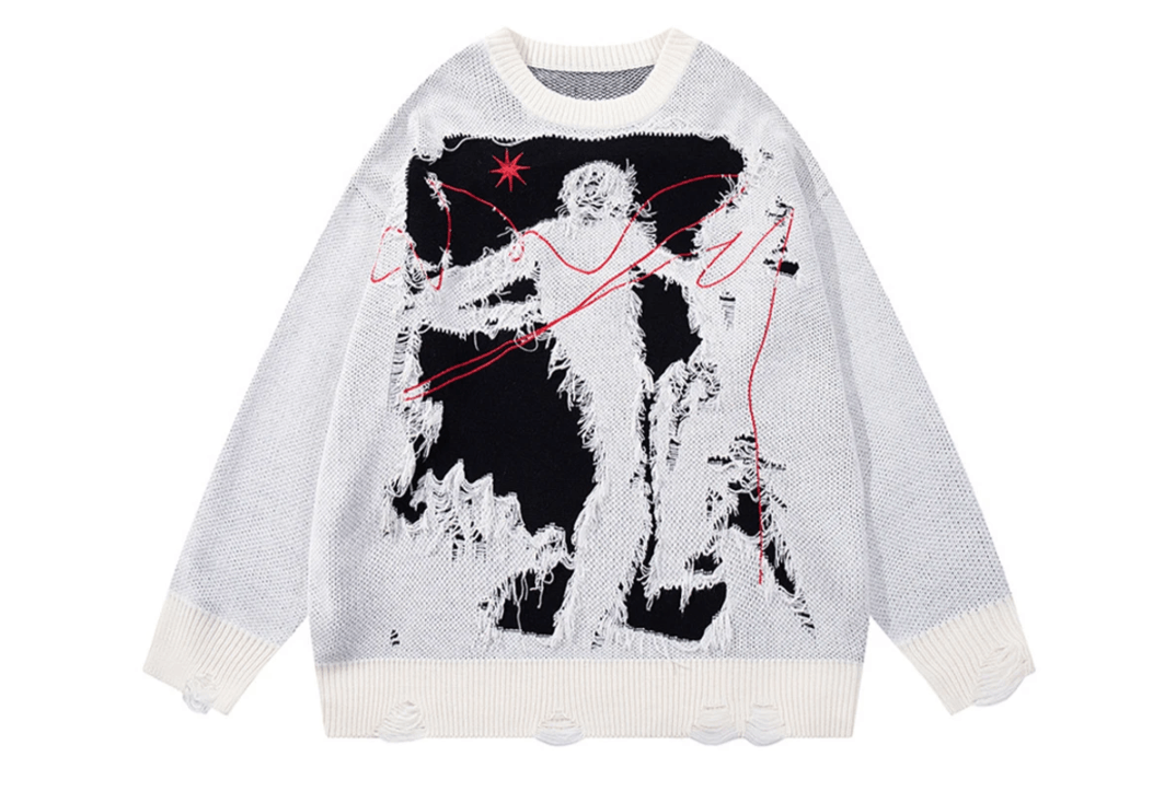 Japanese Brand Vintage Oversized Sweaters Y2K Size US XL / EU 56 / 4 - 1 Thumbnail