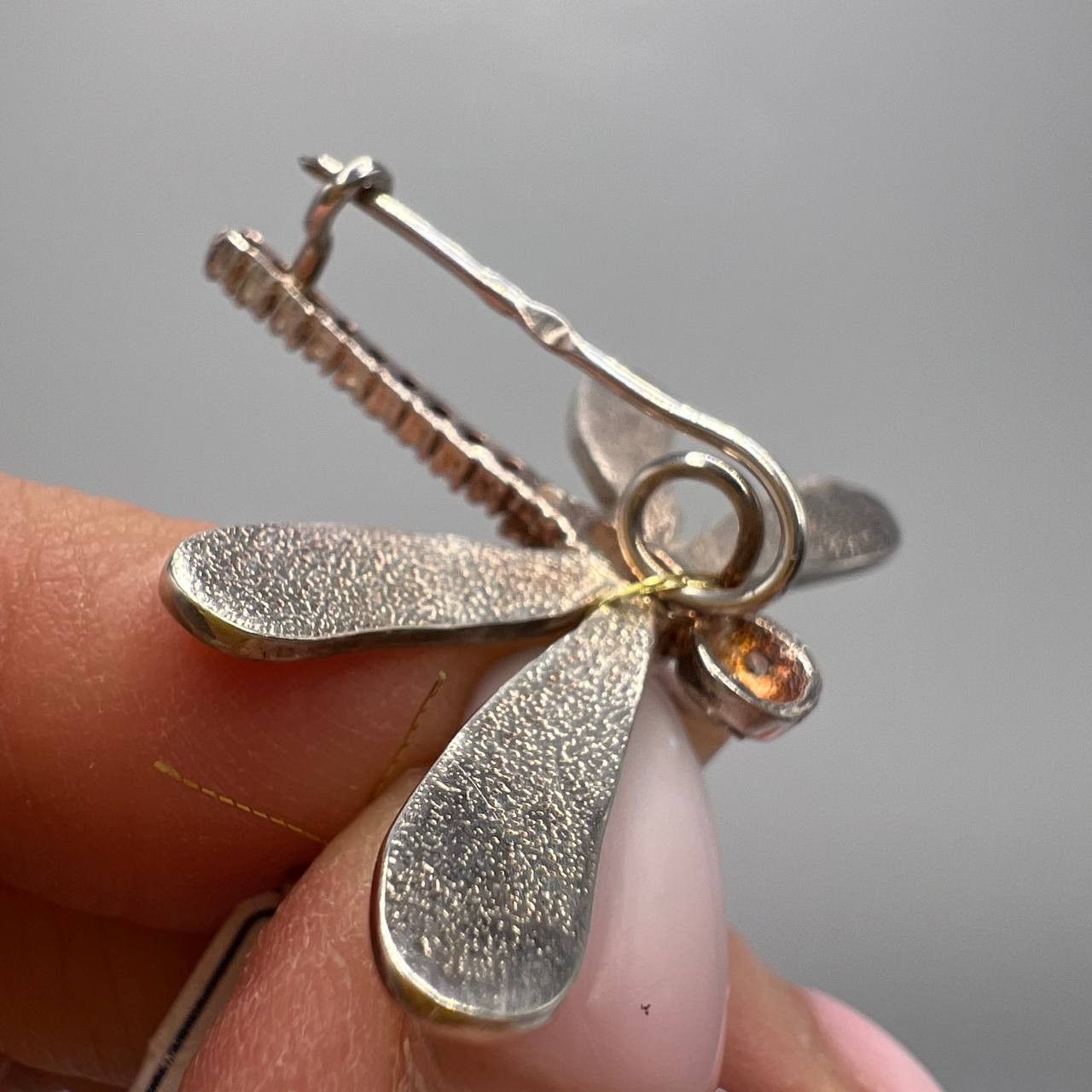 Sterling Silver Vintage Pin Brooch Sterling Silver 925 Enamel Marked Tag Size ONE SIZE - 7 Thumbnail