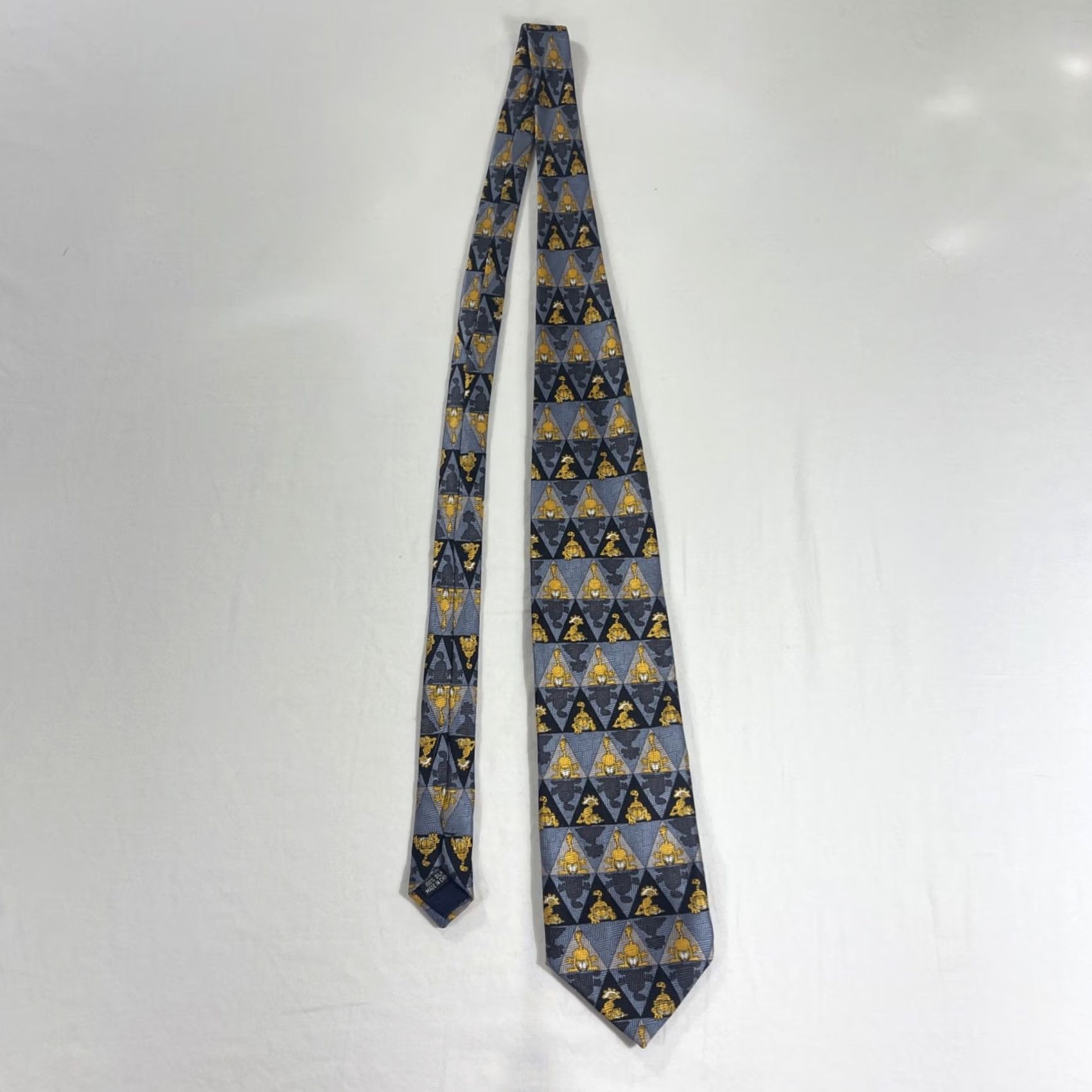 Vintage VINTAGE Garfield Neck Tie 58" Keith Daniels Neckwear AOP 100% Silk 90s Tie Men Blue Garfield 1990s Silk Designer Fashion Mens Size ONE SIZE - 7 Thumbnail