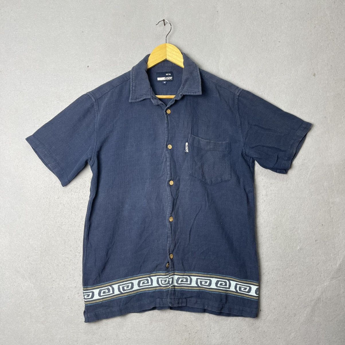 Gotcha Vintage Gotcha Textured Button-Up Surf Shirt Size US M / EU 48-50 / 2 - 1 Thumbnail