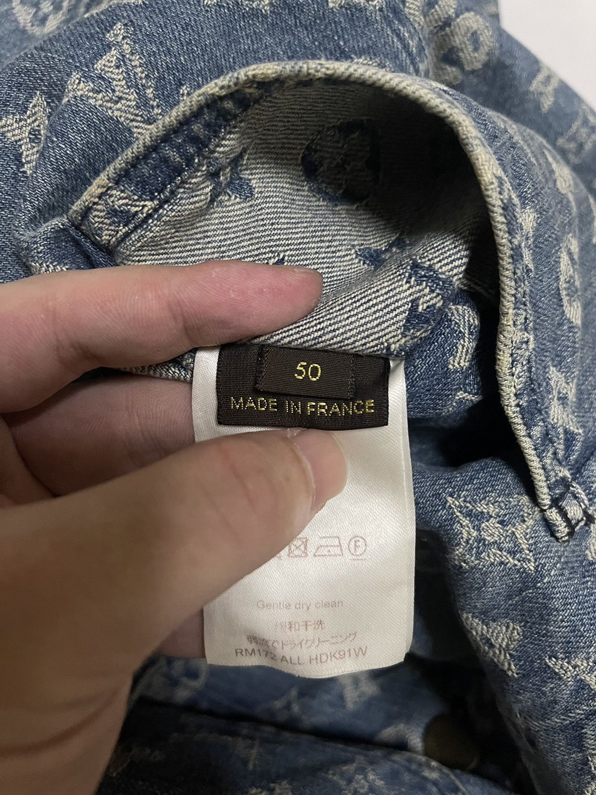 Louis Vuitton × Supreme Supreme Louis Vuitton lv jacquard denim chore coat size 50 Size US L / EU 52-54 / 3 - 8 Thumbnail