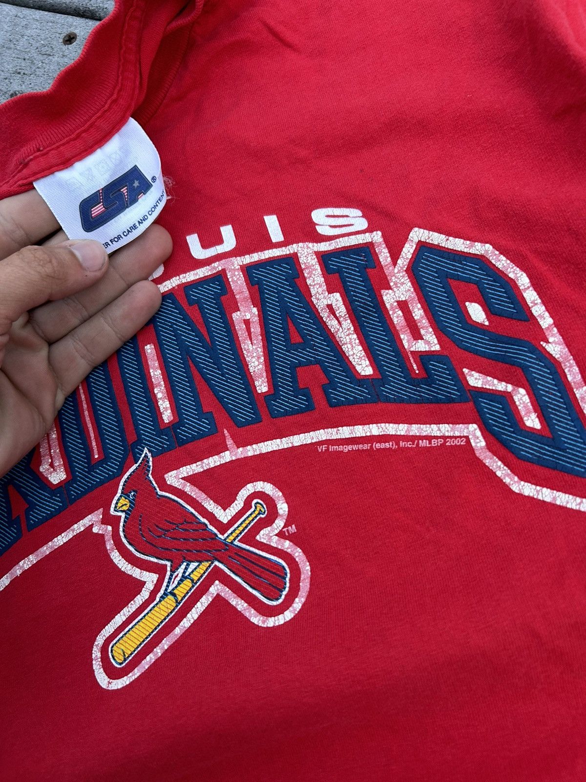 MLB × Vintage Vintage Saint Louis Cardinals shirt Size US L / EU 52-54 / 3 - 2 Thumbnail