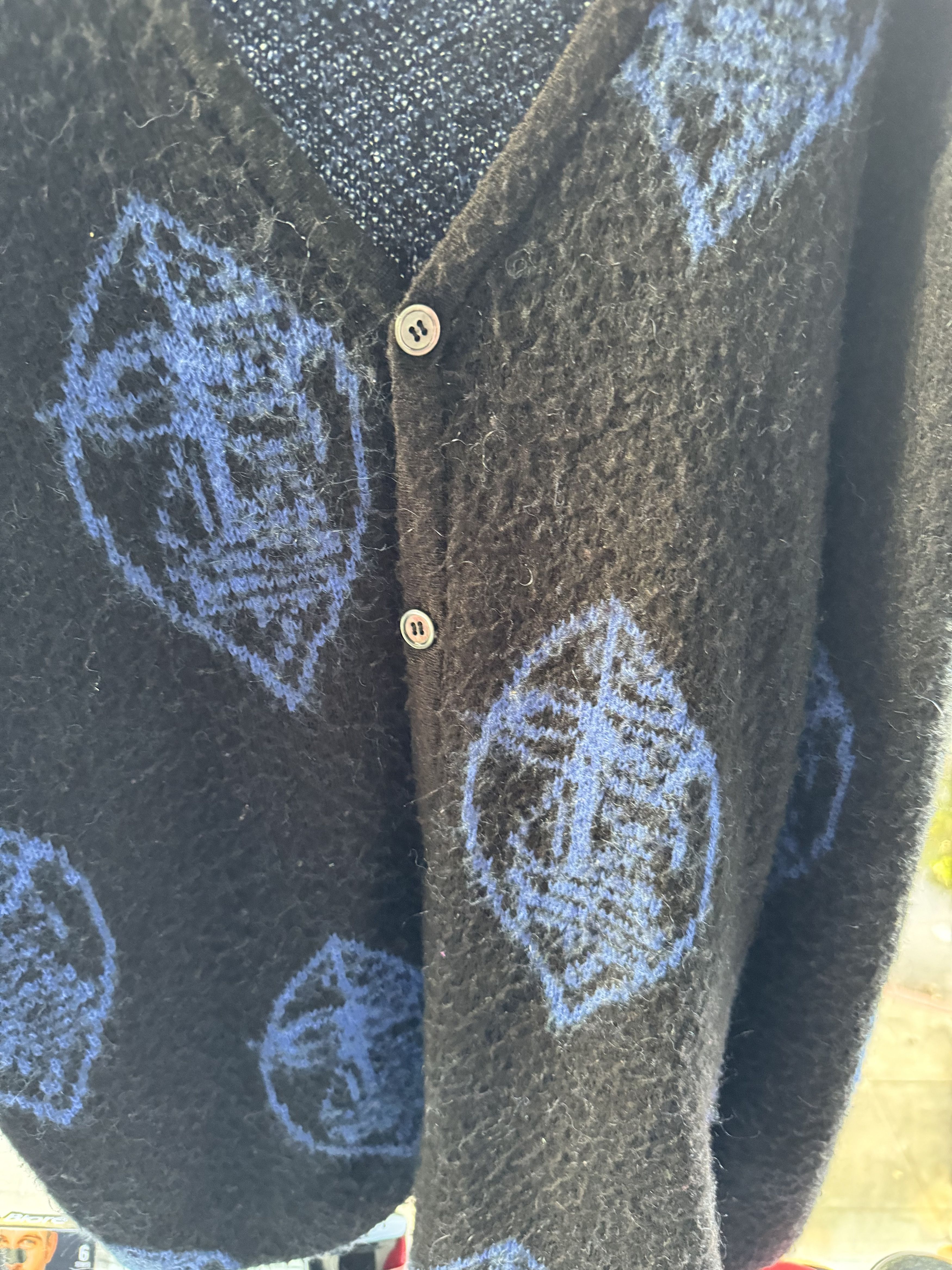 Stussy Mohair Mask Cardigan Size US M / EU 48-50 / 2 - 3 Thumbnail