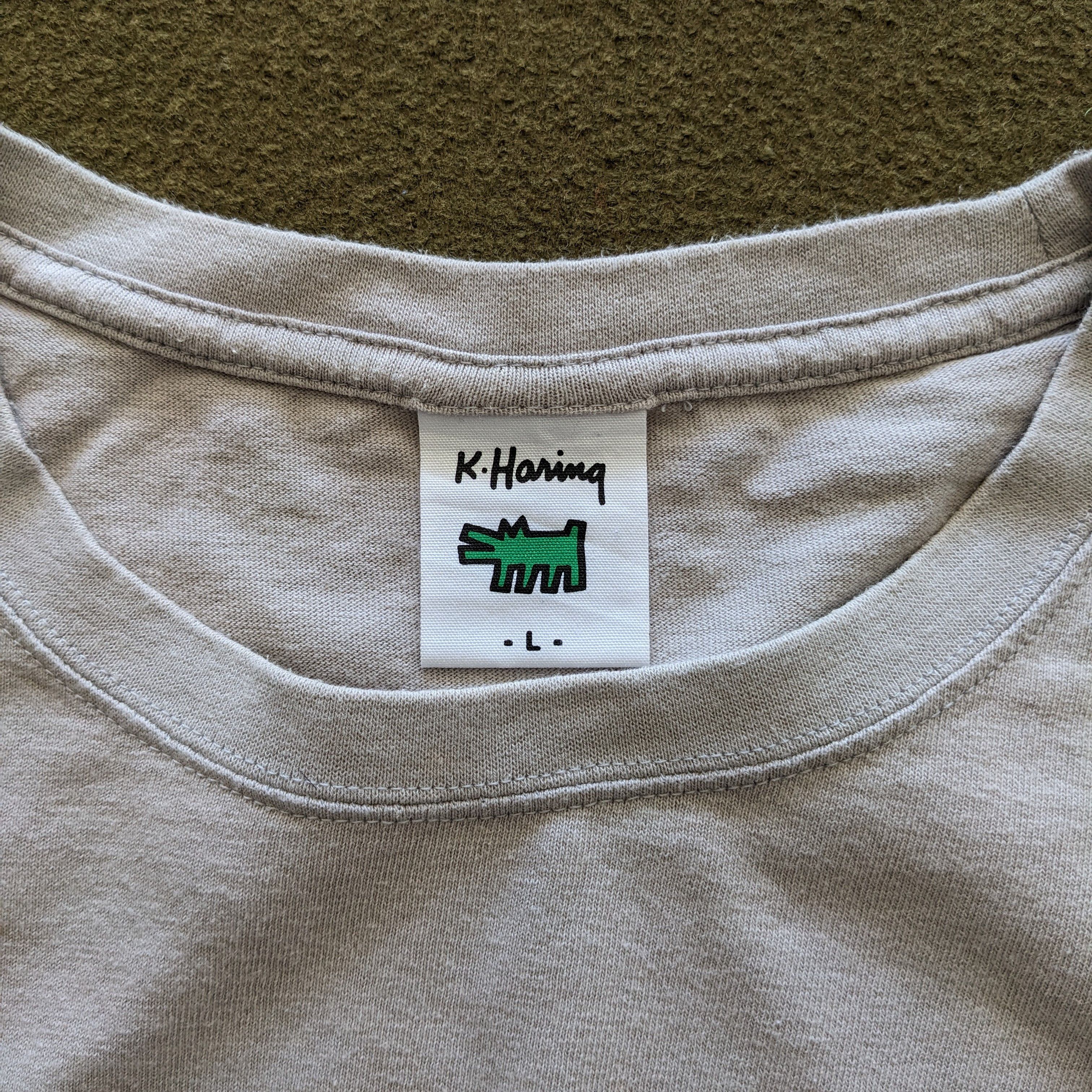 Keith Haring Vintage KEITH HARING Fashion Designer Brand T-shirt Size US L / EU 52-54 / 3 - 8 Thumbnail