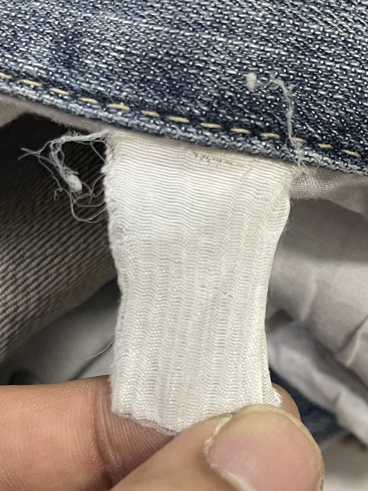 If Six Was Nine Vintage Japanese Brand Blue Faded Wash Style Flare Jeans Size US 32 / EU 48 - 9 Thumbnail