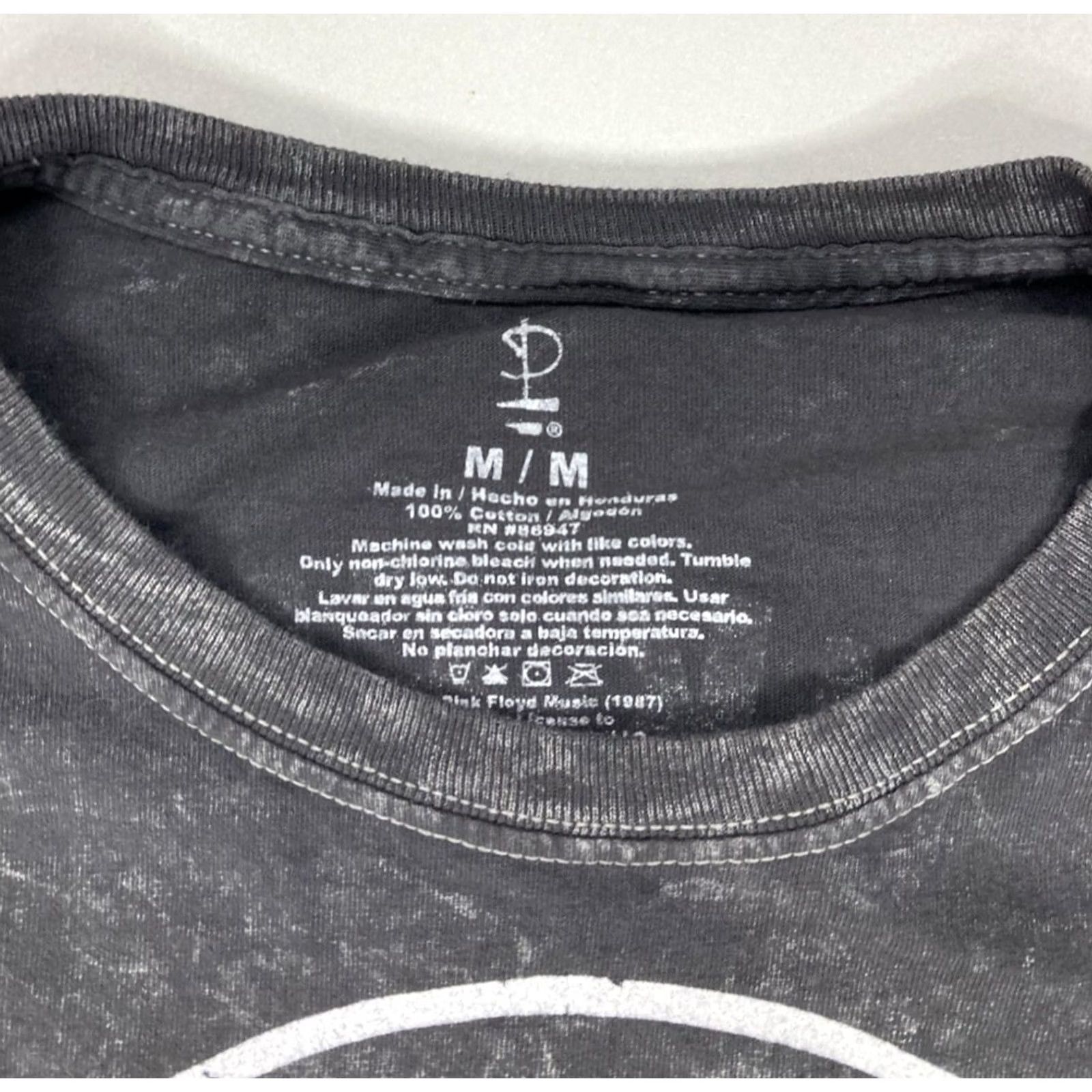 Vintage Pink Floyd 1973 Tour Crop Graphic T-shirt Women M Black Long Sleeve Music Shirt Size M / US 6-8 / IT 42-44 - 4 Thumbnail